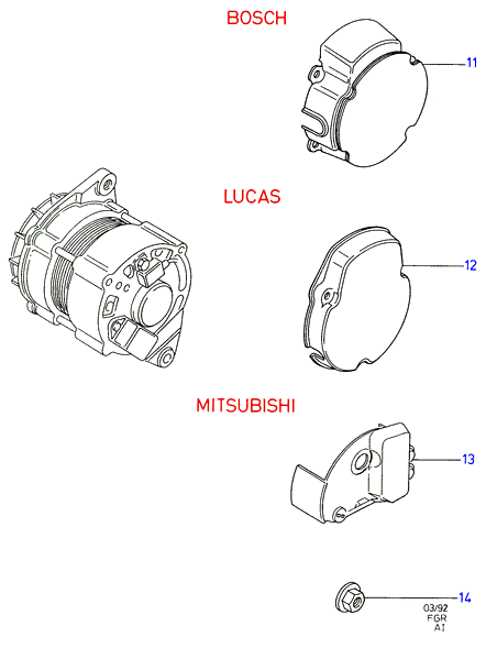 FORD 1028280 - Moniurahihna inparts.fi