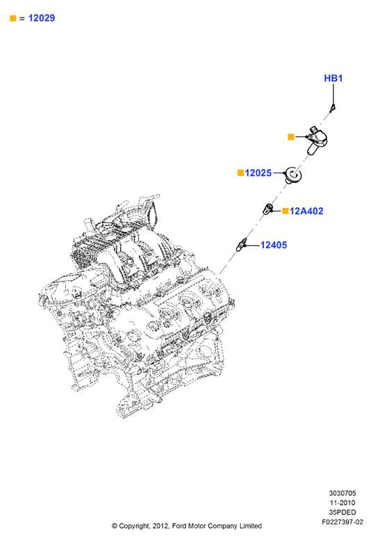 FORD 7T4Z-12029-E - Sytytyspuola inparts.fi