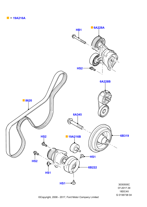 FORD 1477441 - Hihnapyörä, laturi inparts.fi