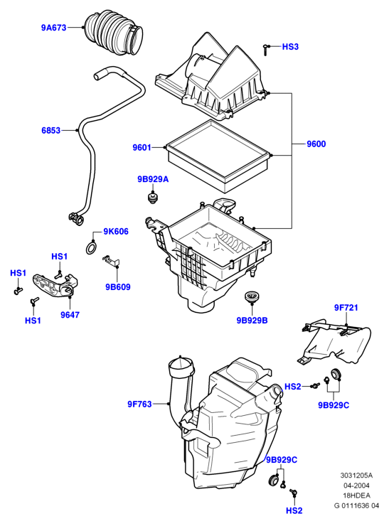 FORD 1 232 496 - Ilmansuodatin inparts.fi