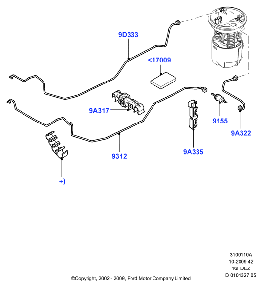 FORD 2208 333 - Polttoainesuodatin inparts.fi