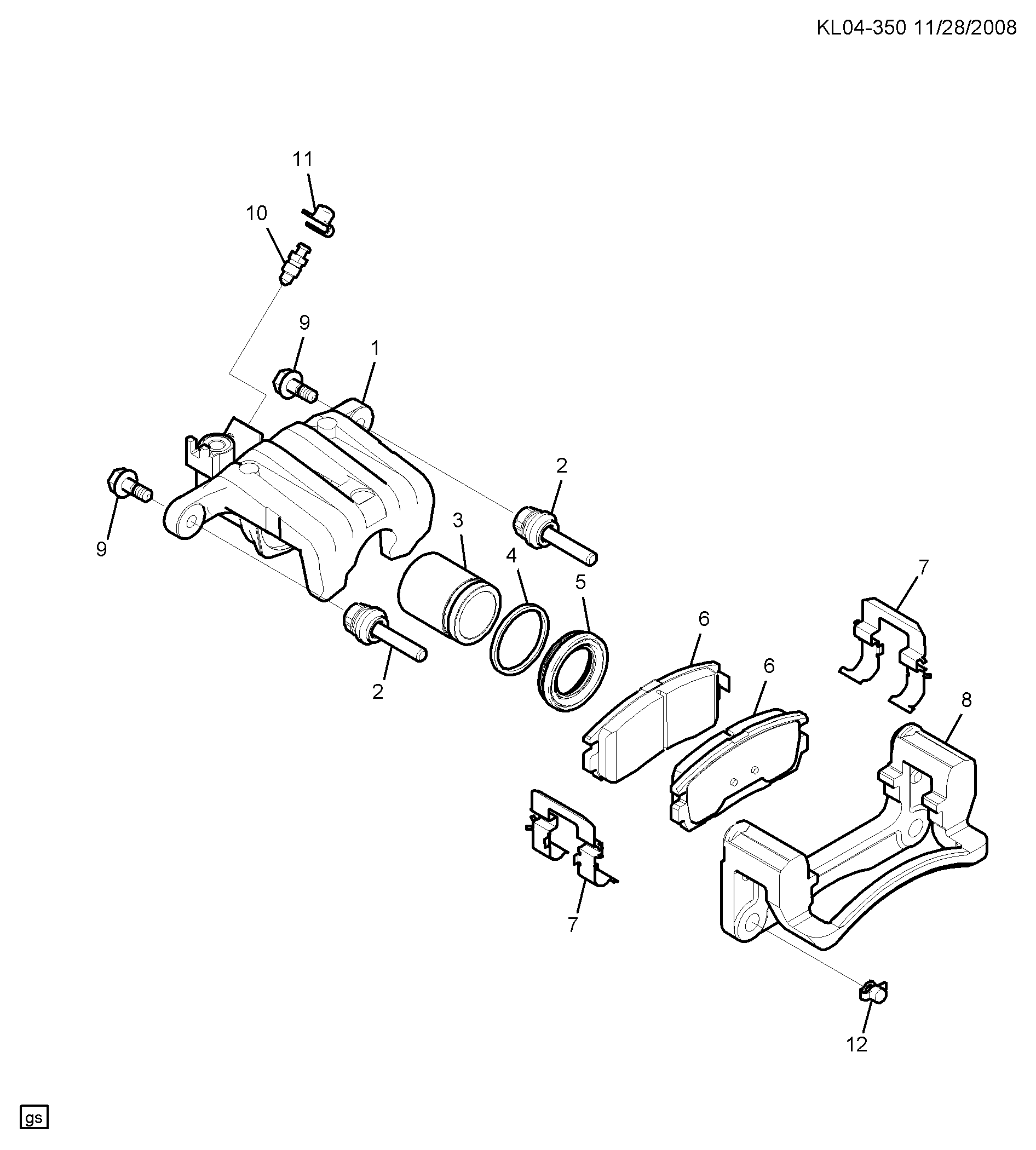 Chevrolet 96626076 - Jarrupala, levyjarru inparts.fi