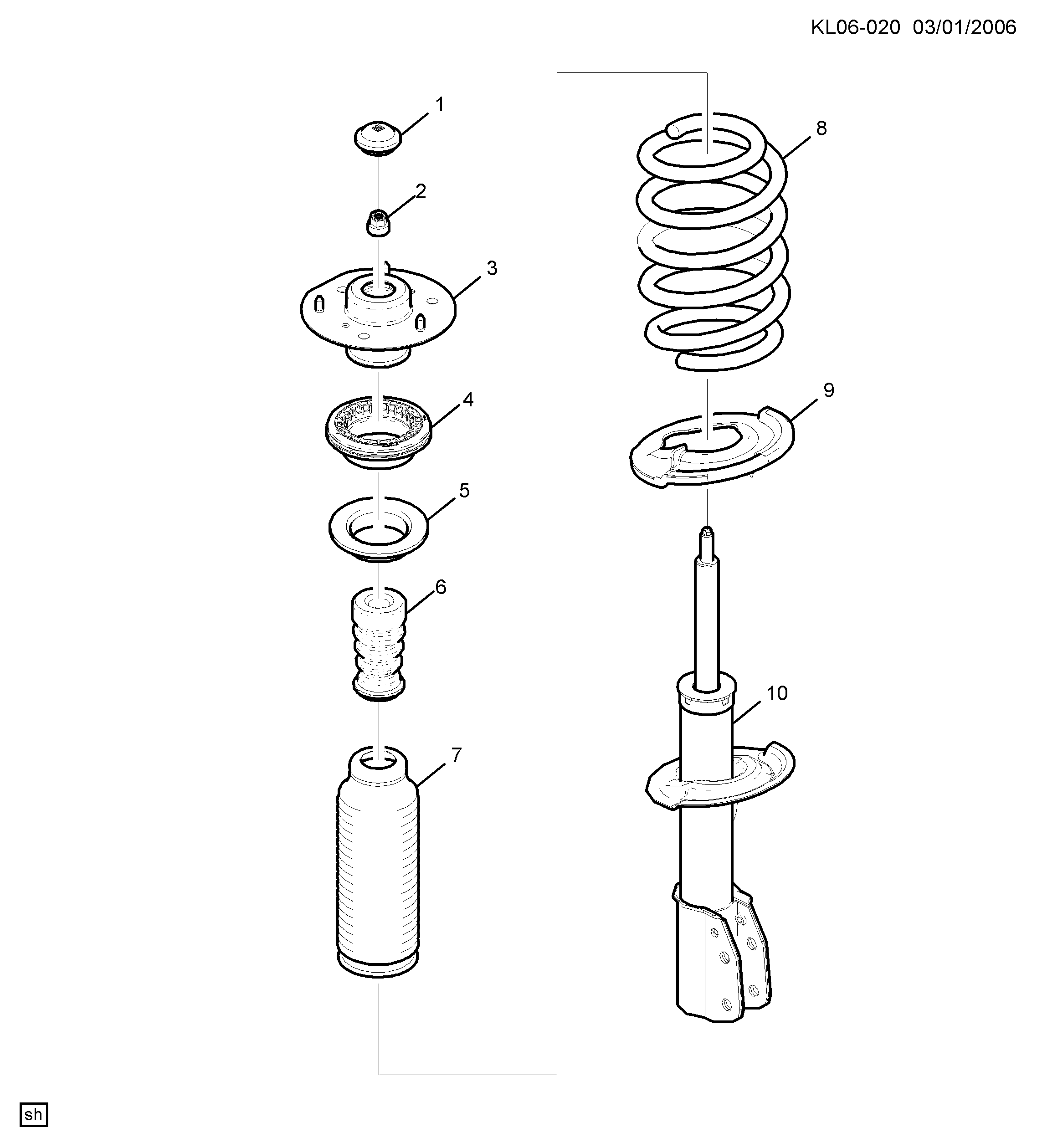 Opel 95281015 - Vaimennuskumi, jousitus inparts.fi