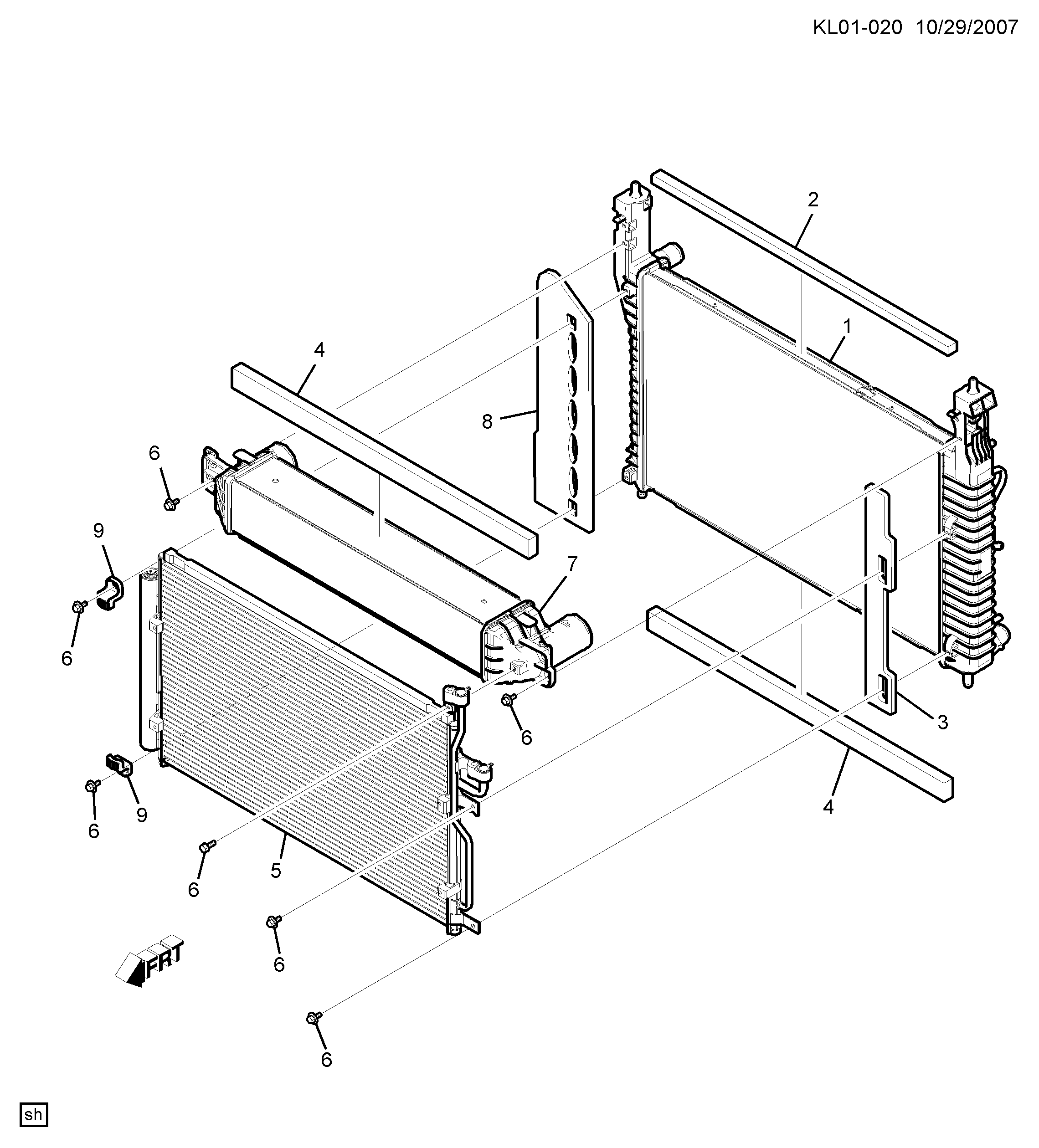 Opel 96629070 - Välijäähdytin inparts.fi