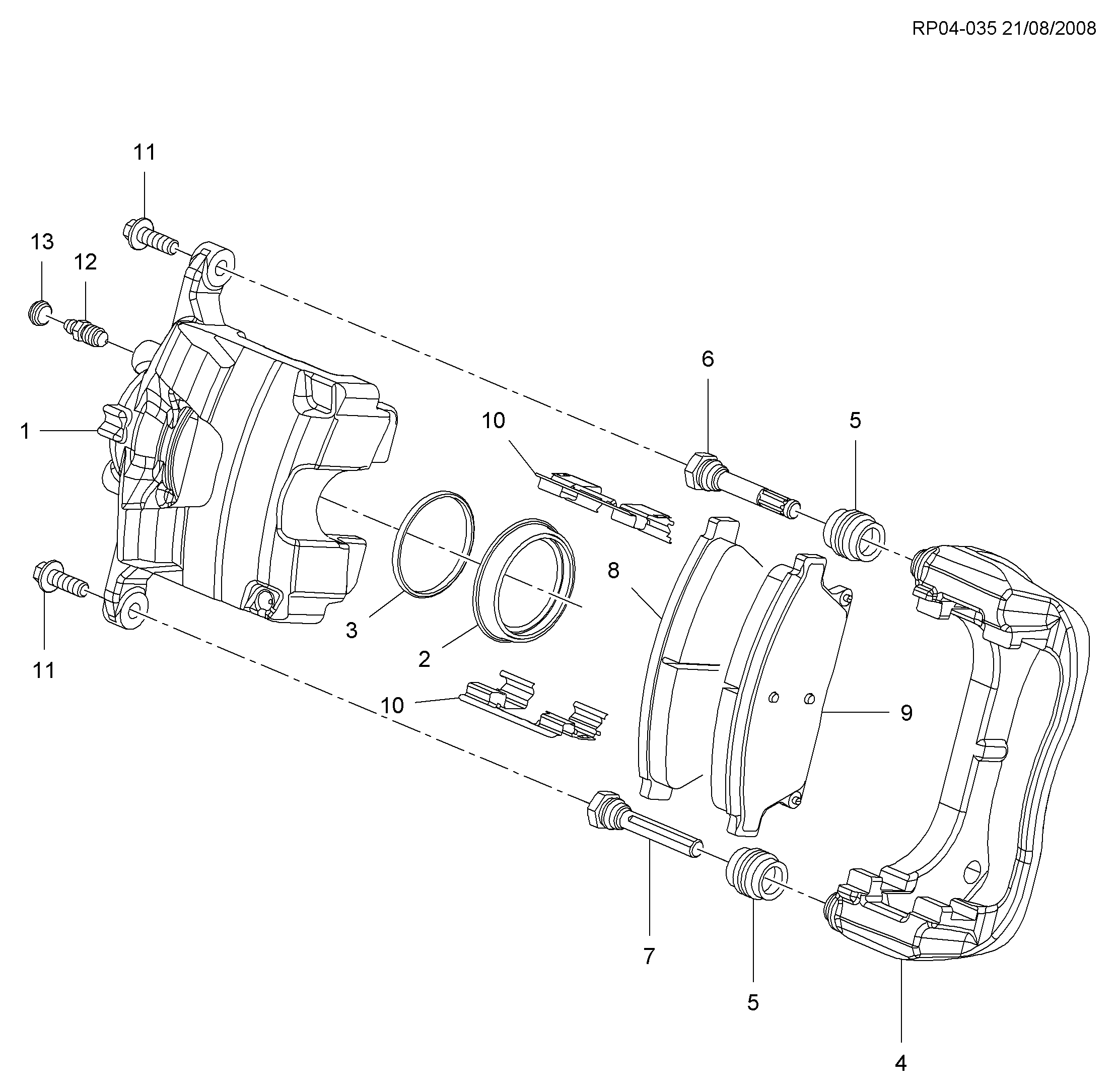 DAEWOO 13301234 - Jarrupala, levyjarru inparts.fi