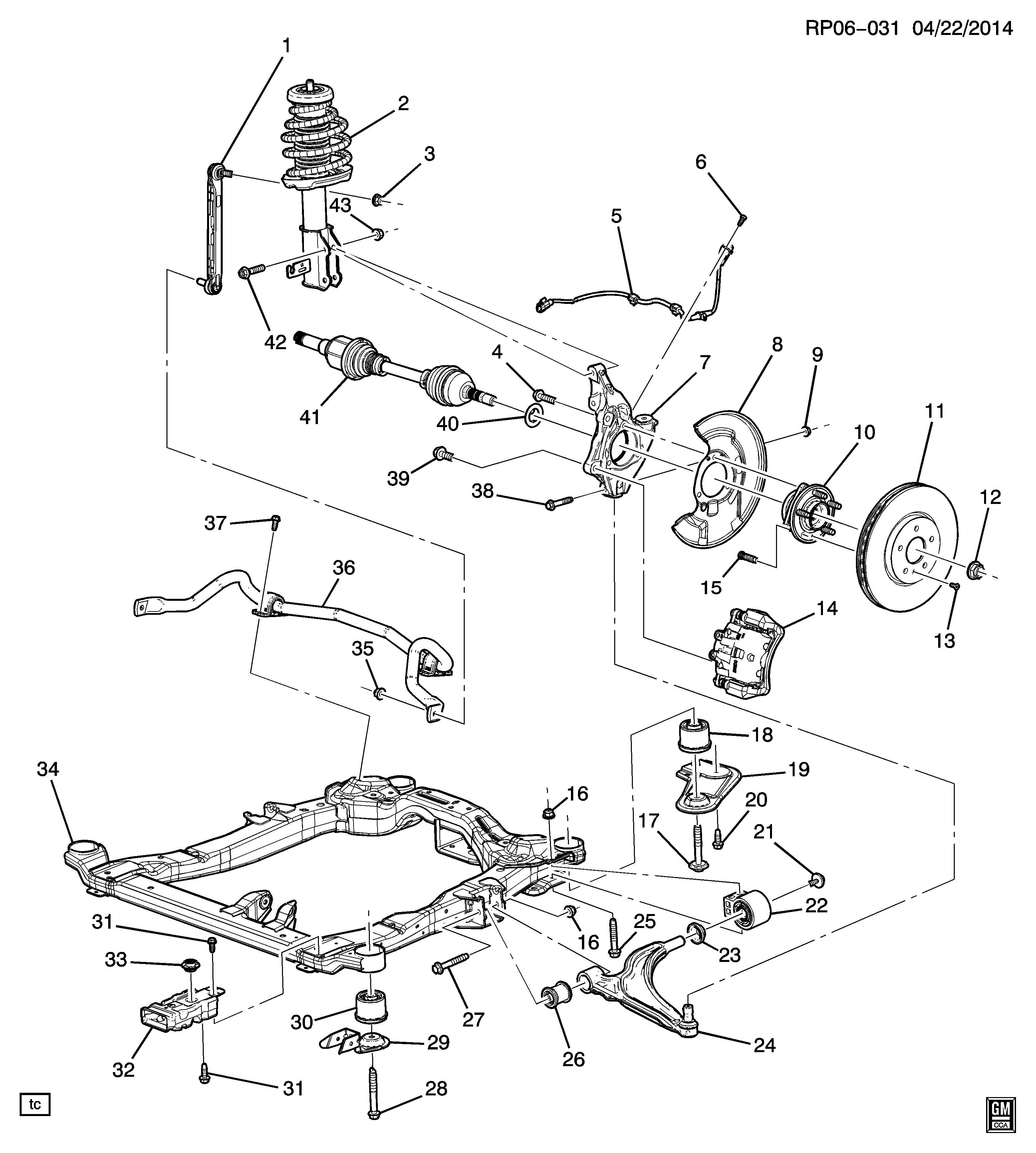 DAEWOO 13219141 - Tanko, kallistuksenvaimennin inparts.fi