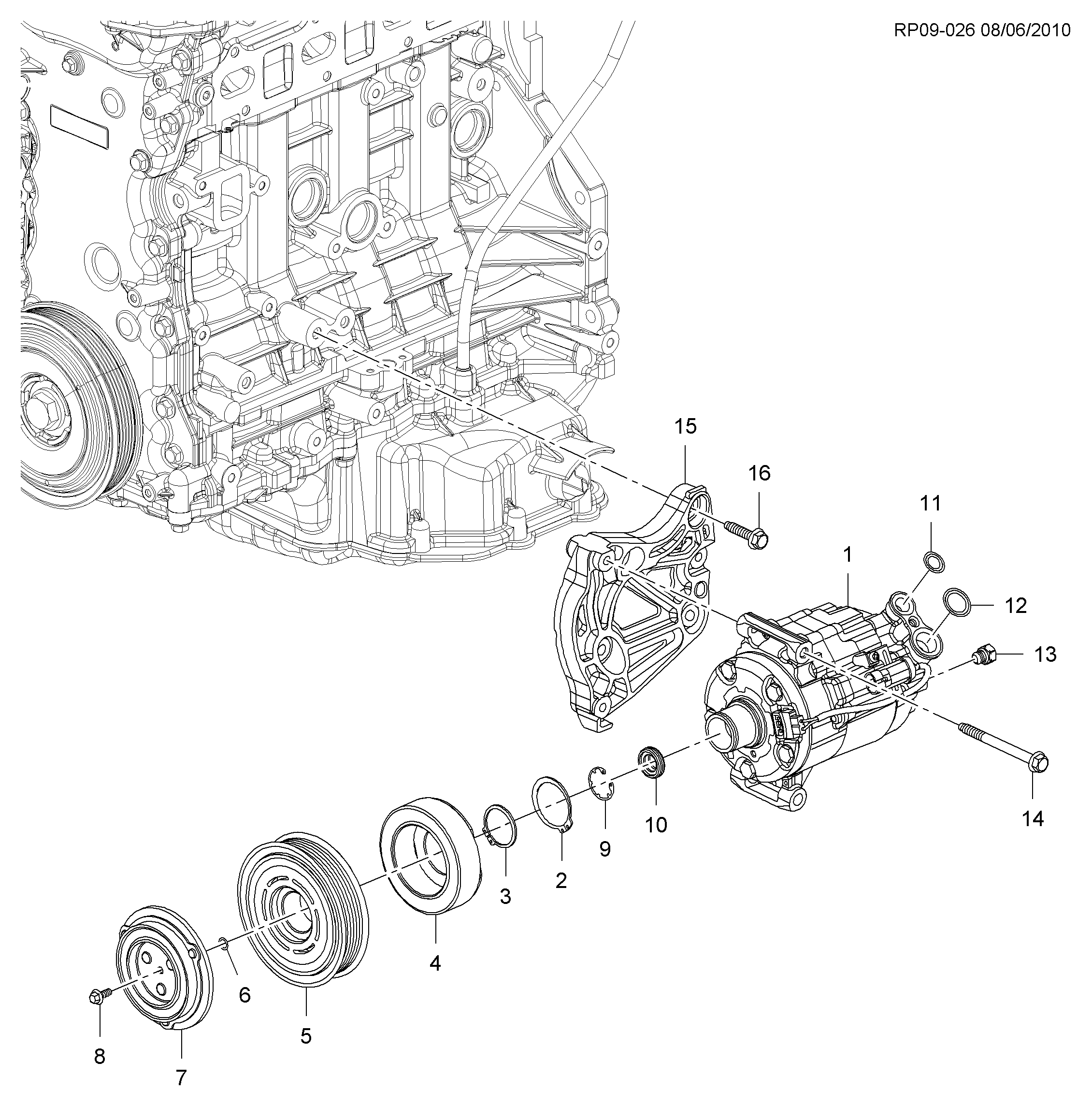 Opel 13339088 - Kompressori, ilmastointilaite inparts.fi