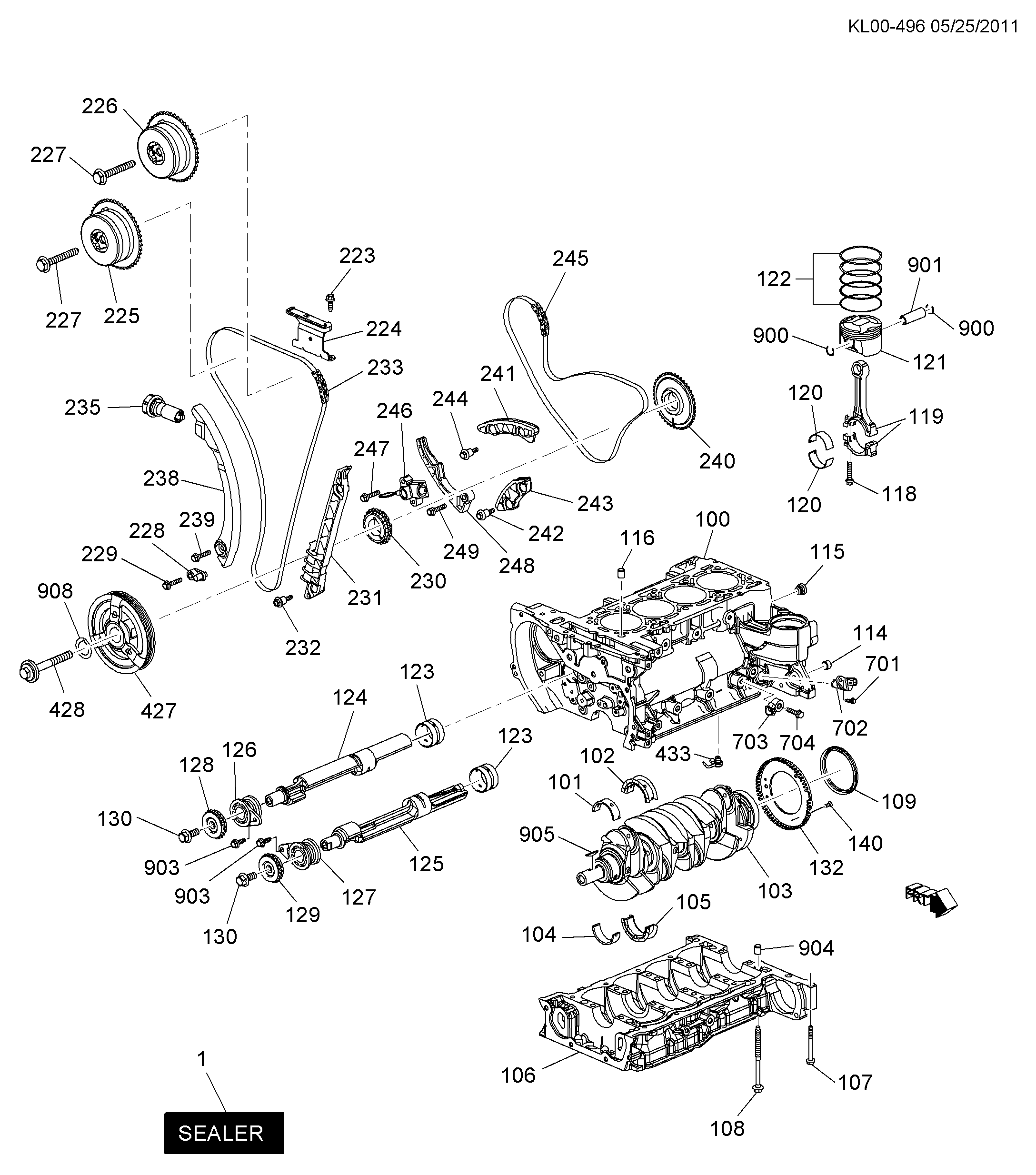 Vauxhall 12578515 - Jakoketjusarja inparts.fi