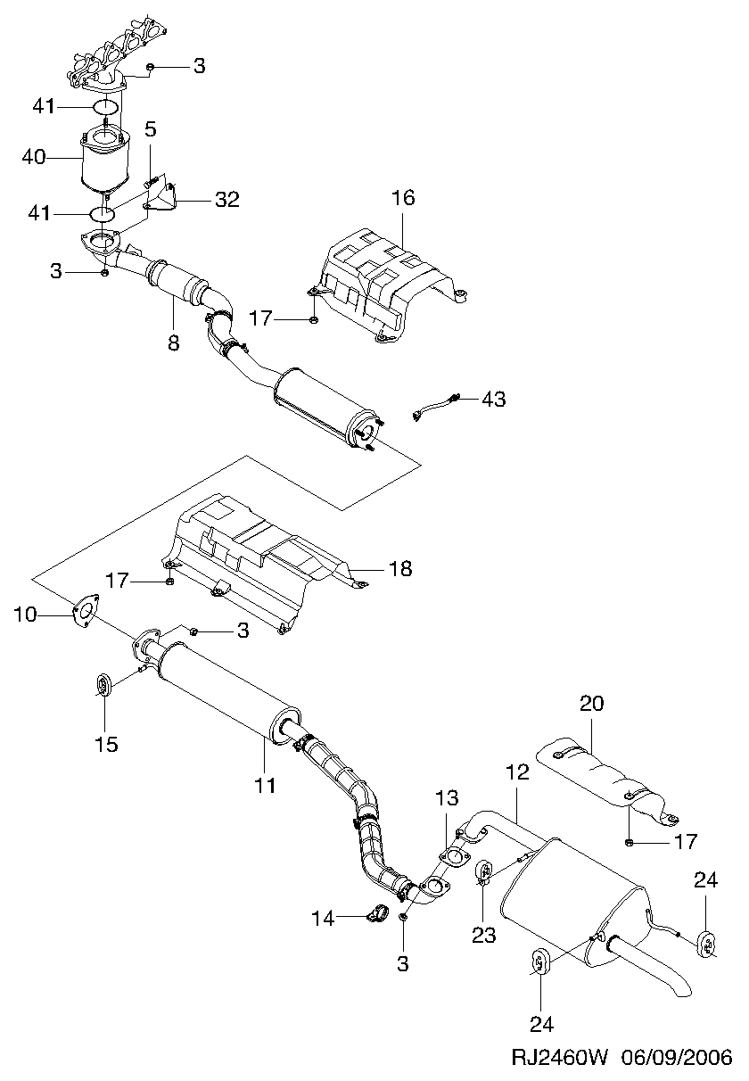 DAEWOO 96 418 351 - Katalysaattori inparts.fi