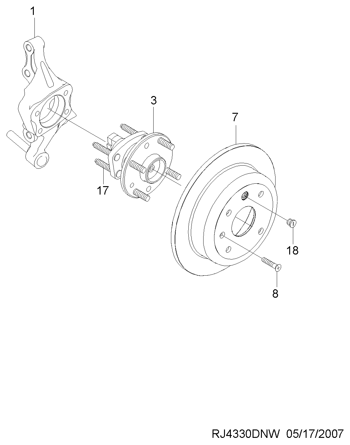 DAEWOO 96549630 - Jarrulevy inparts.fi