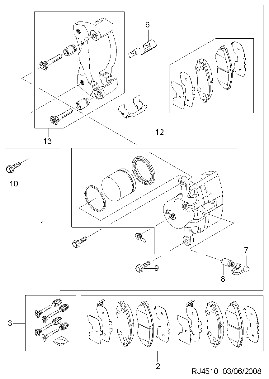 Opel 96405129 - Jarrupala, levyjarru inparts.fi