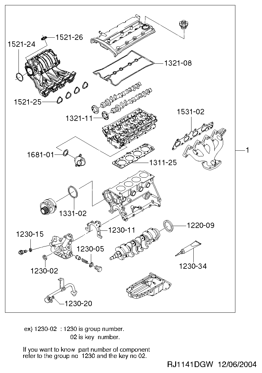 Chevrolet 93 742 687 - Täydellinen tiivistesarja, moottori inparts.fi