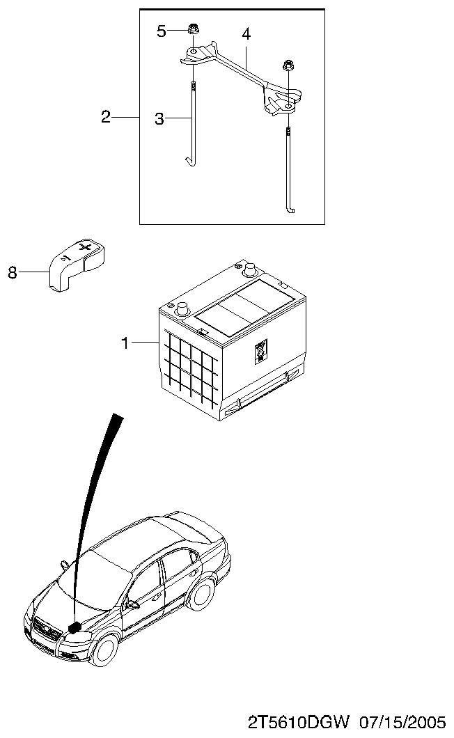 PEUGEOT 94576163 - Käynnistysakku inparts.fi