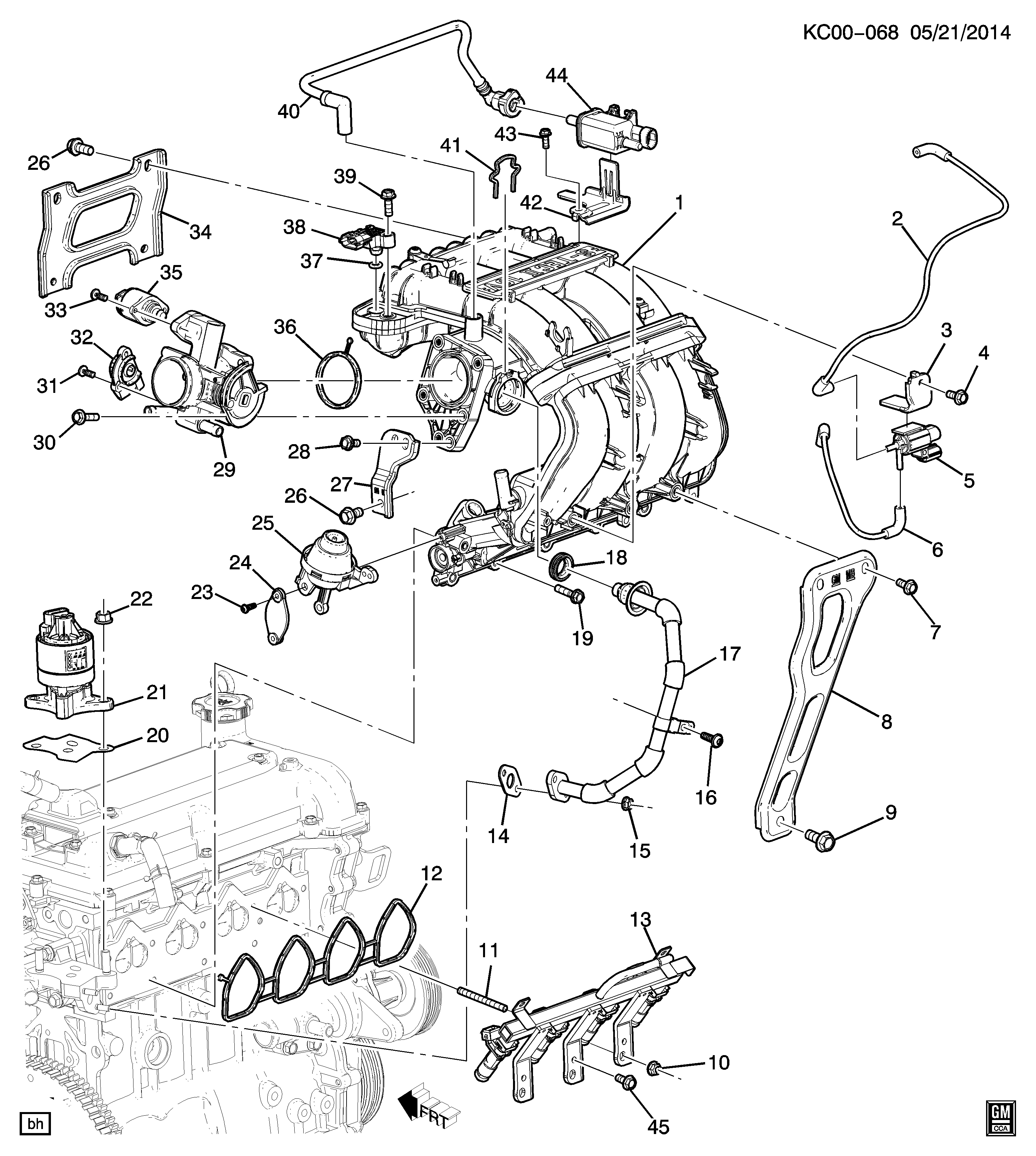 DAEWOO 25 183 477 - Venttiili, pakokaasun kierrätys inparts.fi