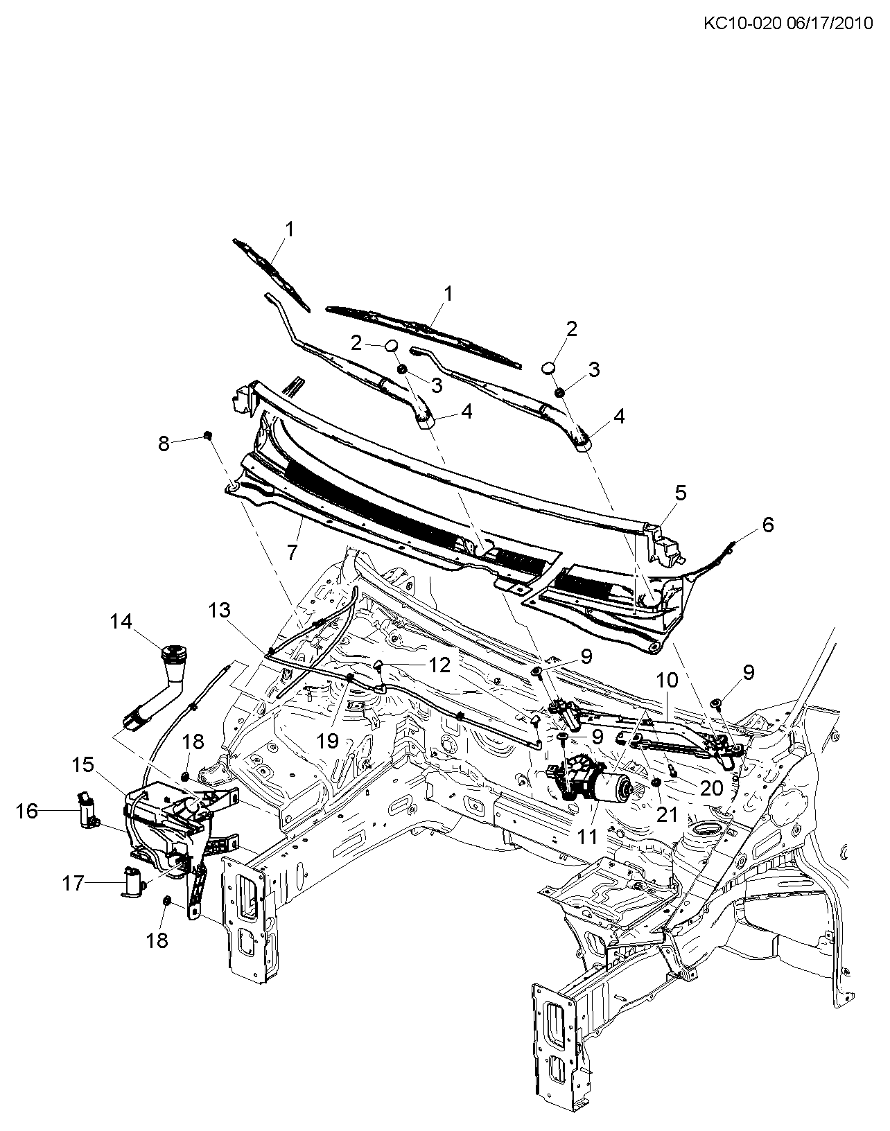 Chevrolet 96190259 - Pesunestepumppu, lasinpesu inparts.fi