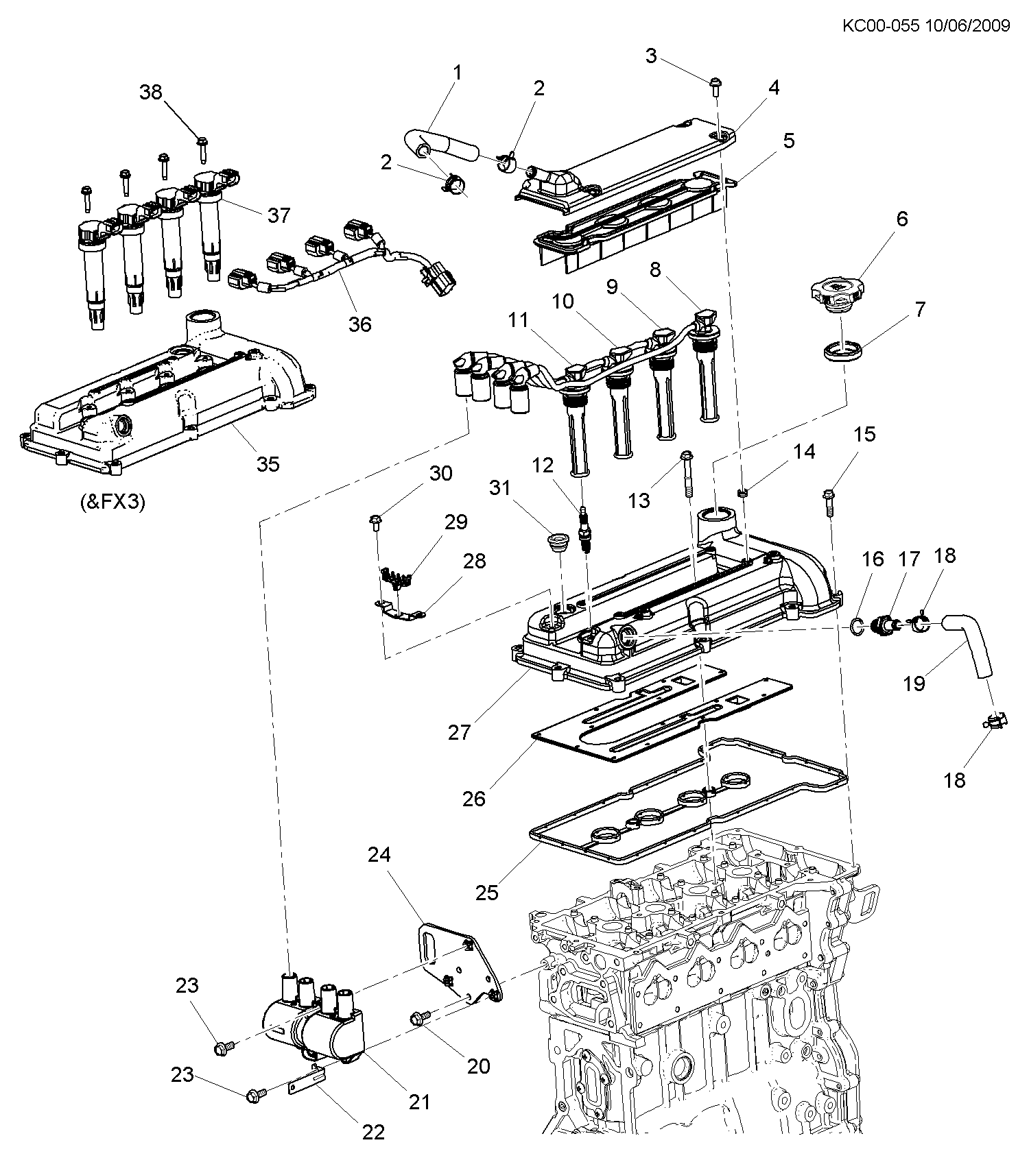 DAEWOO 25182496 - Sytytyspuola inparts.fi