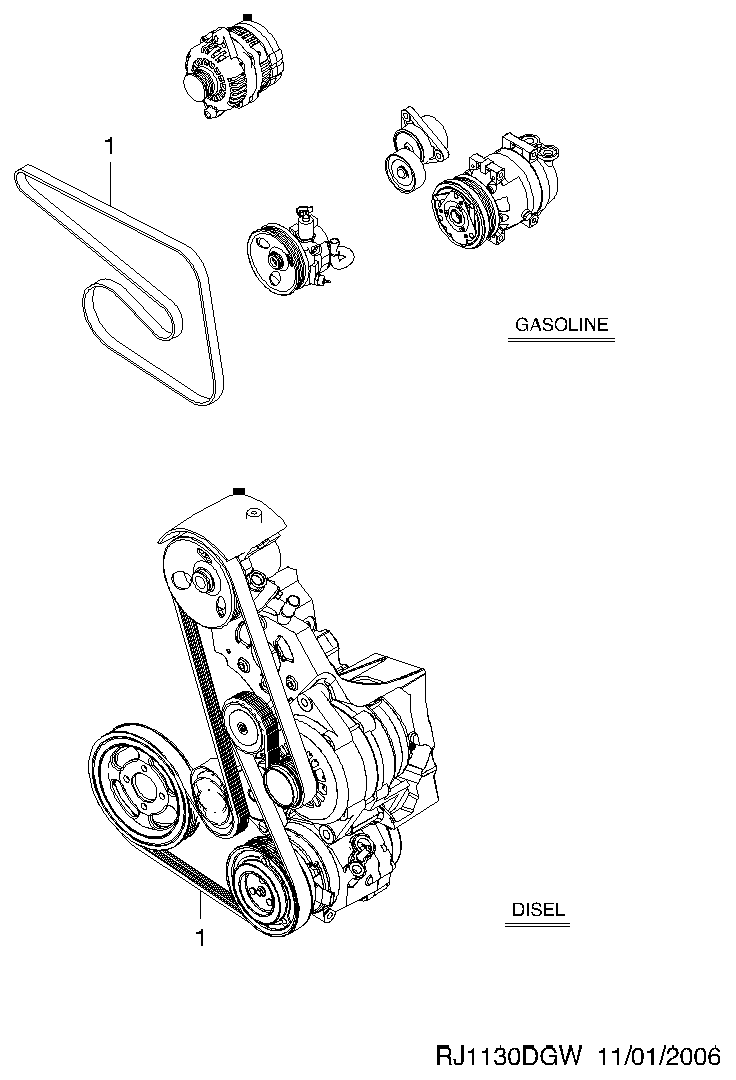 Mitsubishi 25183021 - Moniurahihna inparts.fi