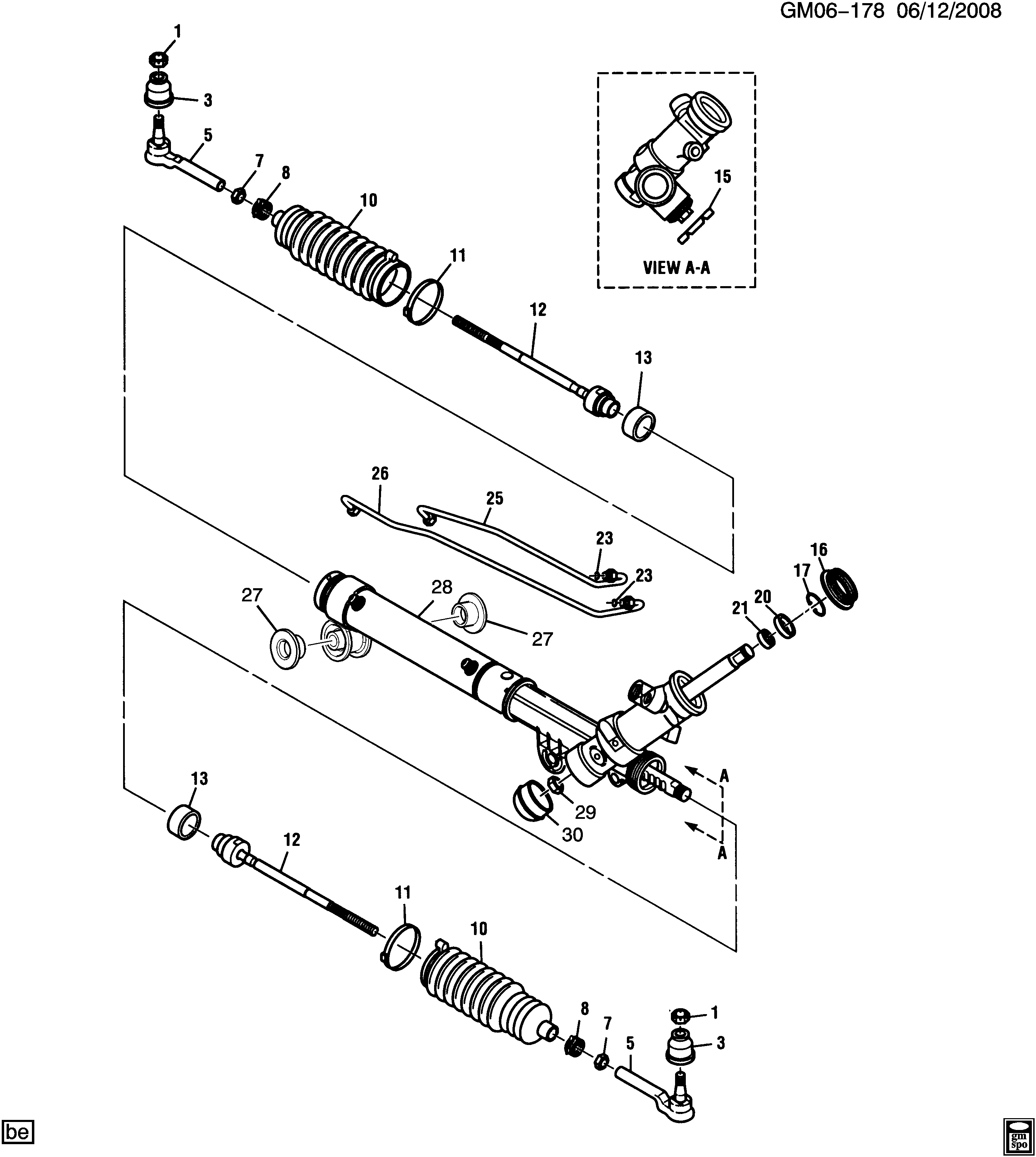 Chevrolet 26086579 - Raidetangon pää inparts.fi