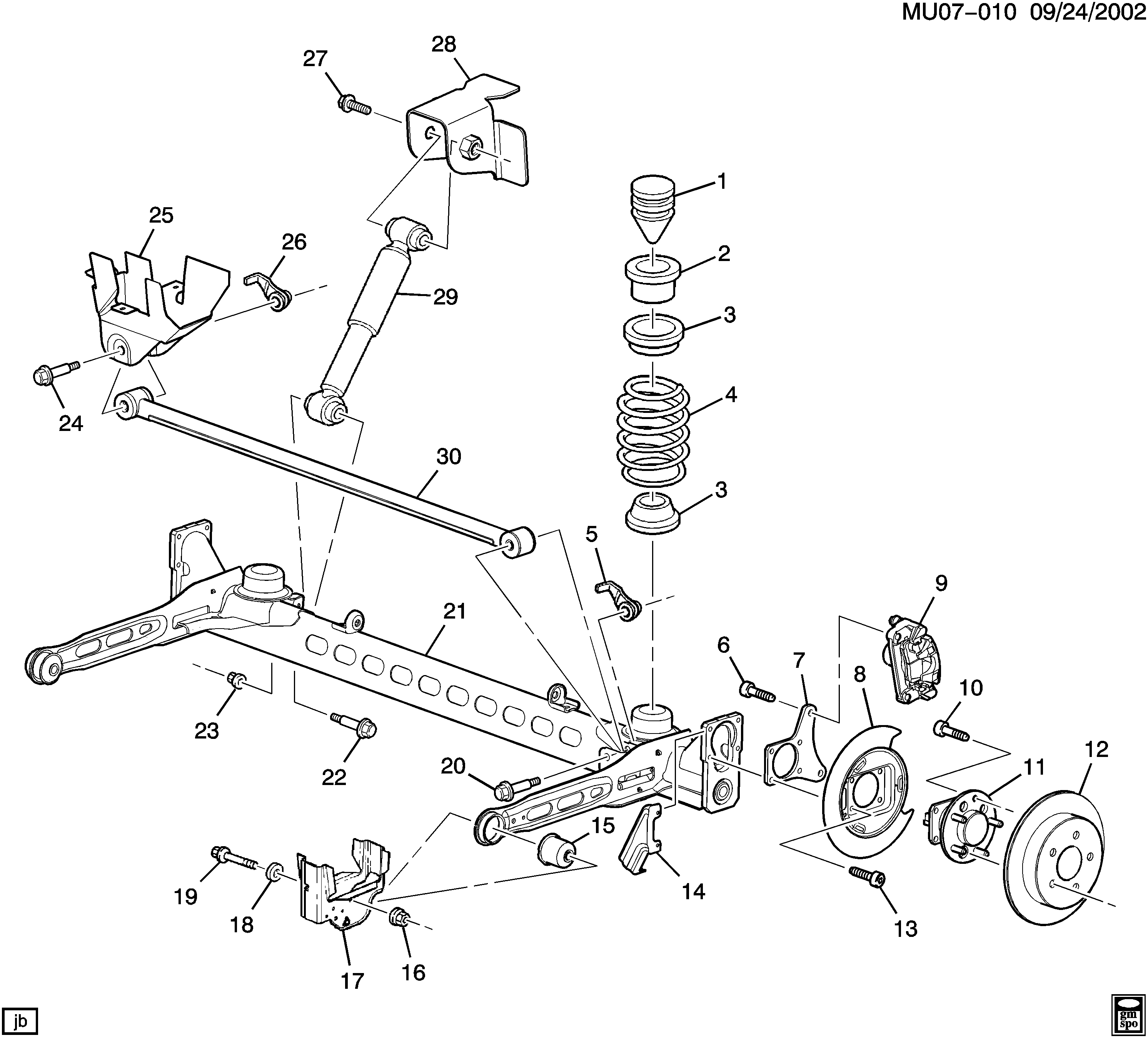 Chevrolet 88965667 - Jarrusatula inparts.fi