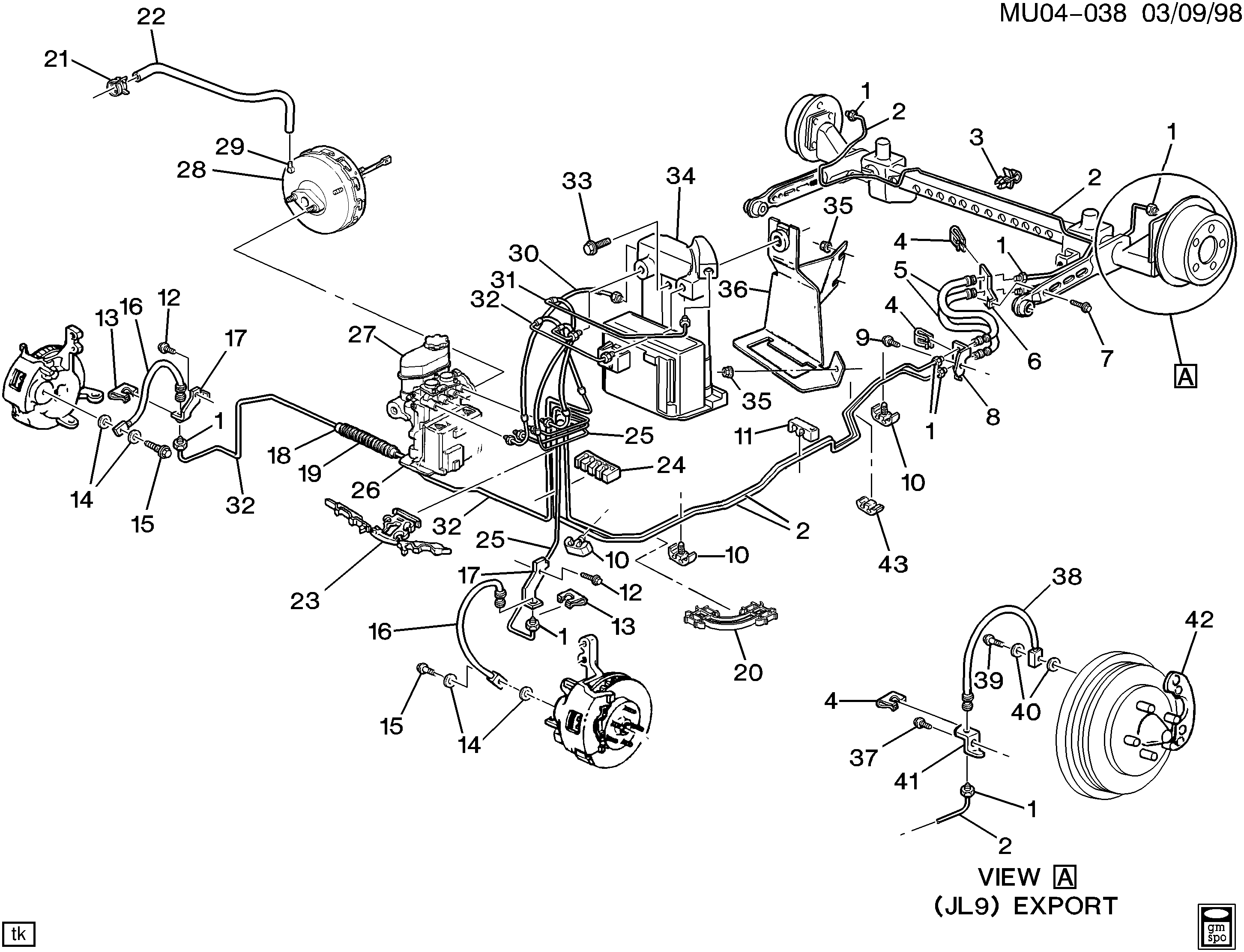 Opel 22163427 - Jarruletku inparts.fi