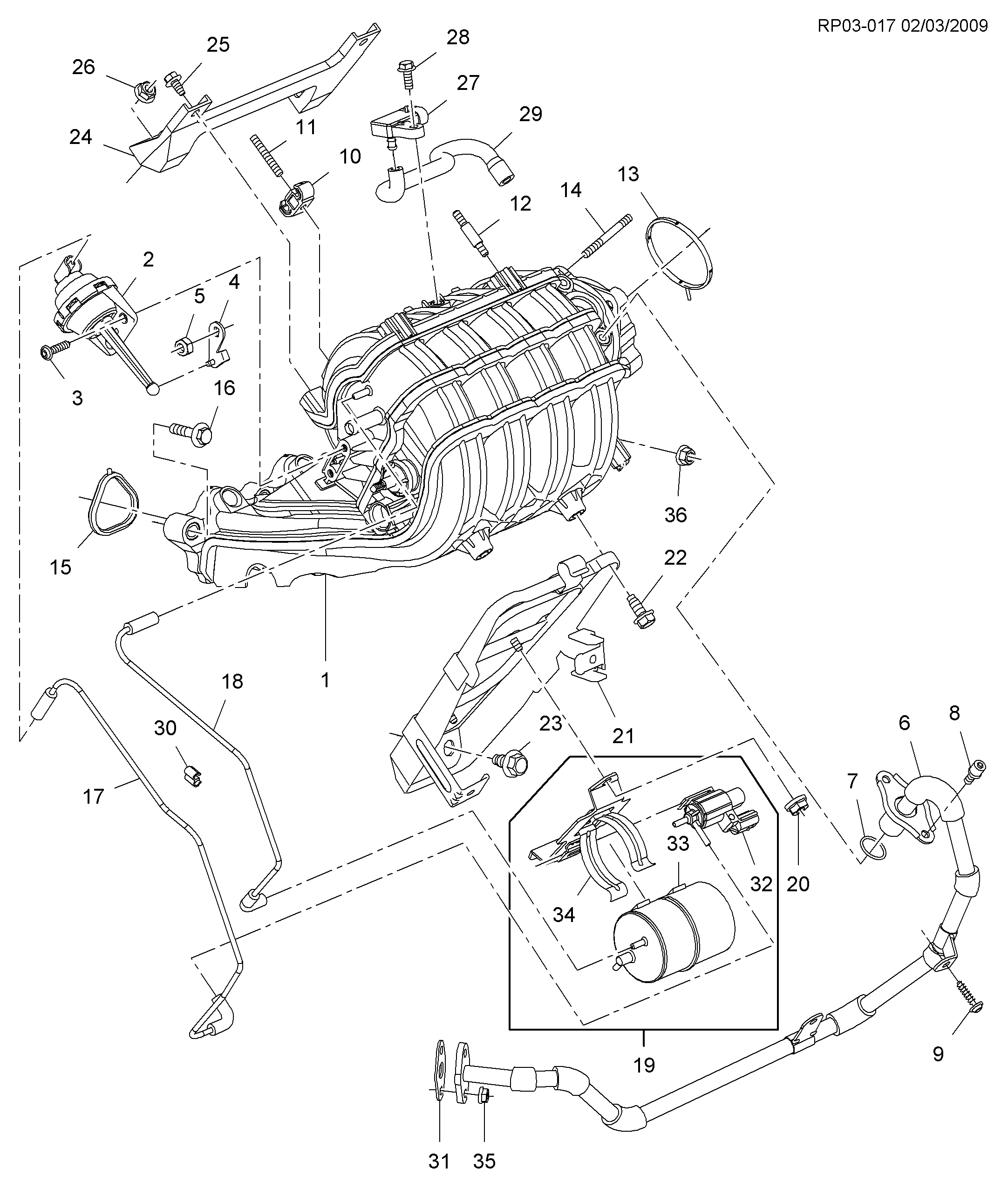 DAEWOO 96461130 - Tiiviste, imusarja inparts.fi