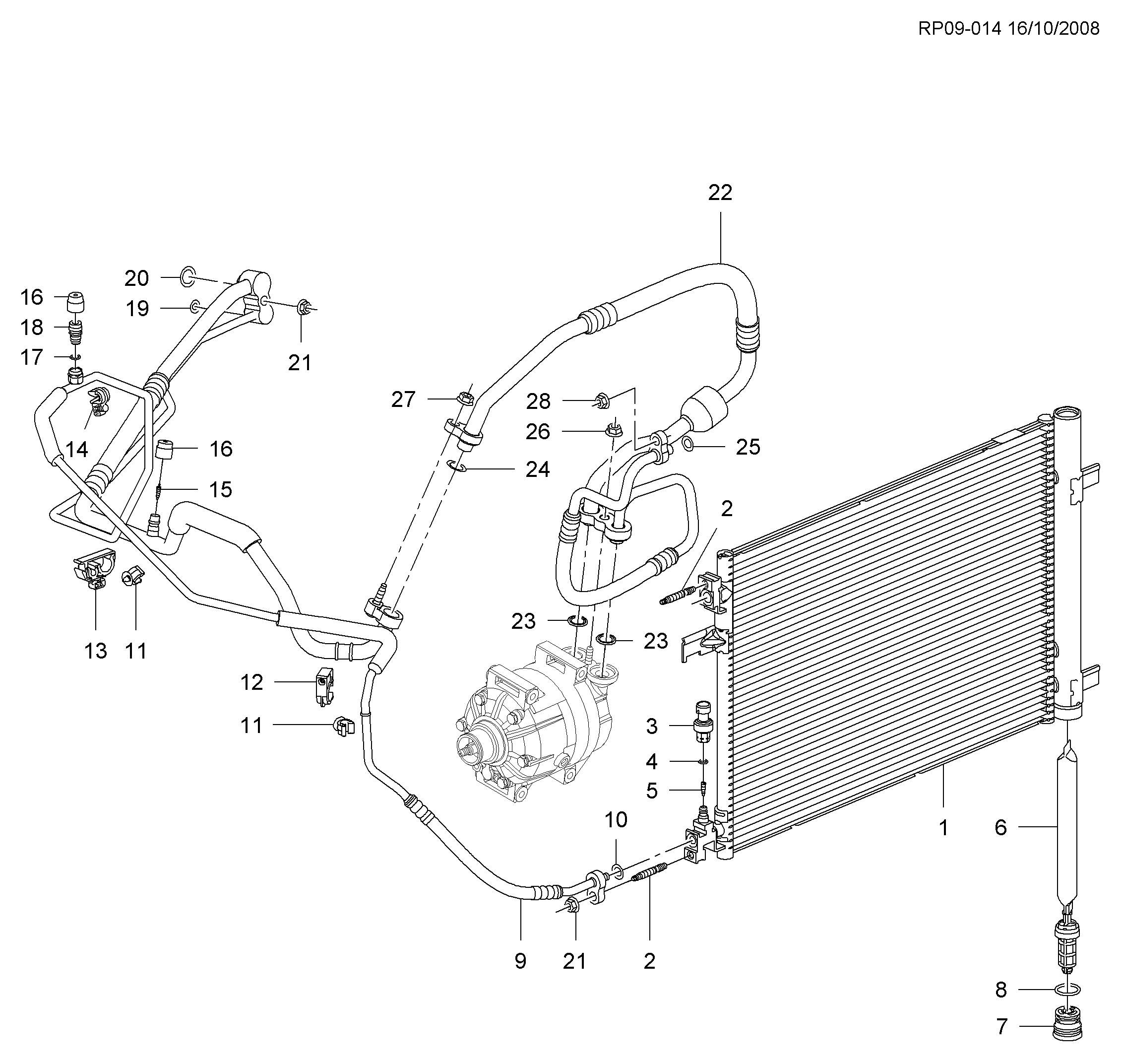 Opel 90381762 - O-rengas -korjaussarja inparts.fi