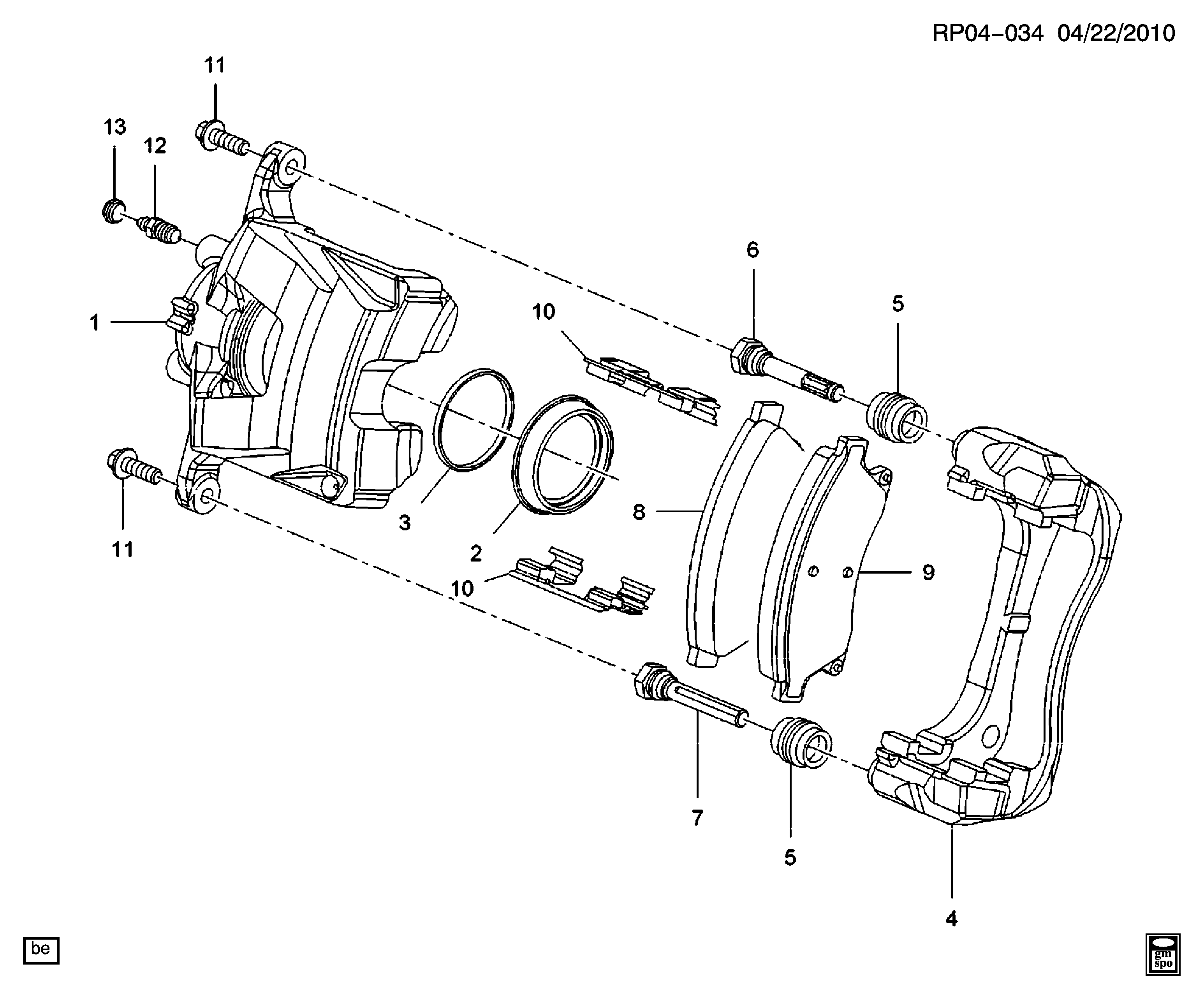 Chevrolet 13301189 - Jarrusatula inparts.fi