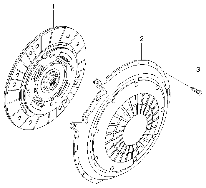 DAEWOO 96232995 - Kytkinlevy inparts.fi