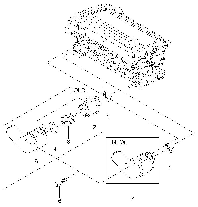 Chevrolet 96143939 - Termostaatti, jäähdytysneste inparts.fi