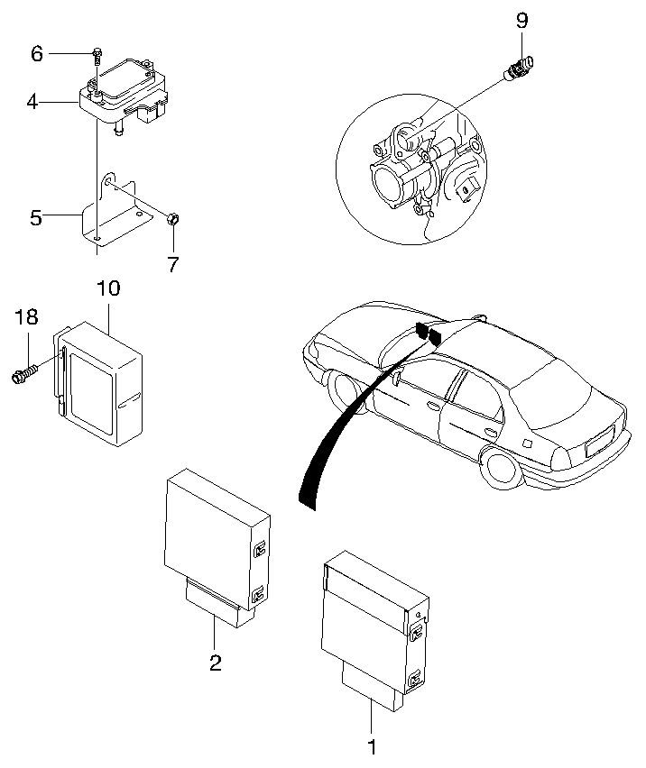 ISUZU 16137039 - Tunnistin, imusarjapaine inparts.fi