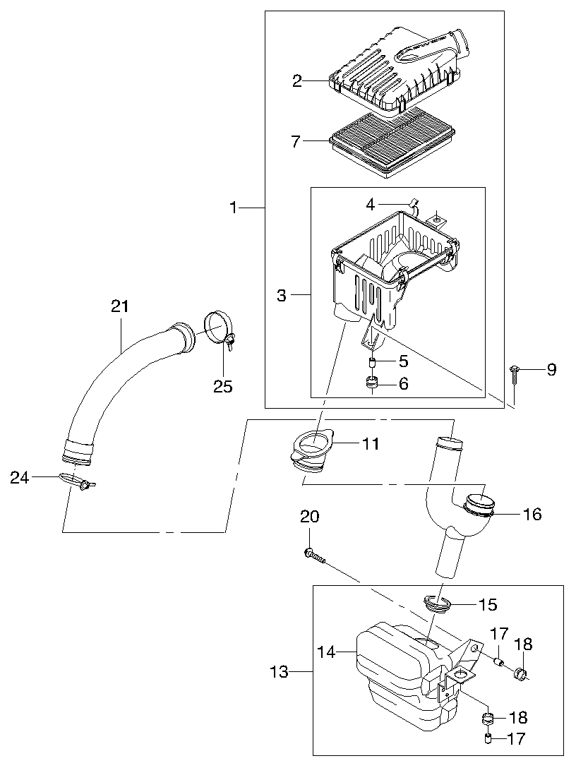 DAEWOO 96 181 263 - Ilmansuodatin inparts.fi