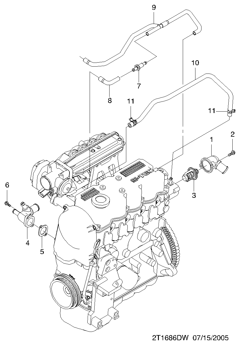 Piaggio 96610574 - Termostaatti, jäähdytysneste inparts.fi