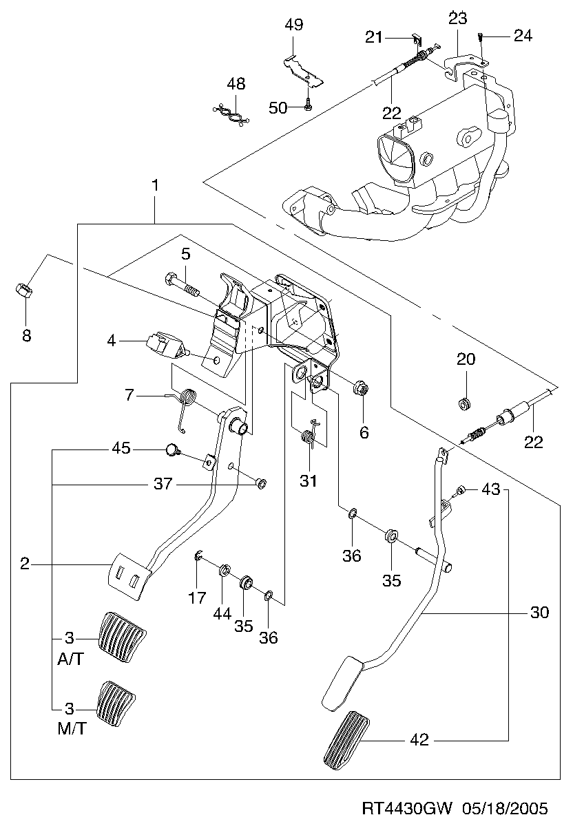 Chevrolet 96436331 - Jarruvalokatkaisin inparts.fi