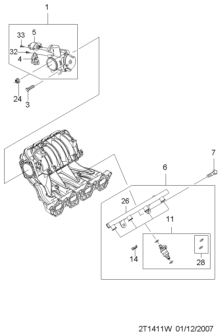 KIA 94580175 - Tunnistin, kaasuläppä inparts.fi