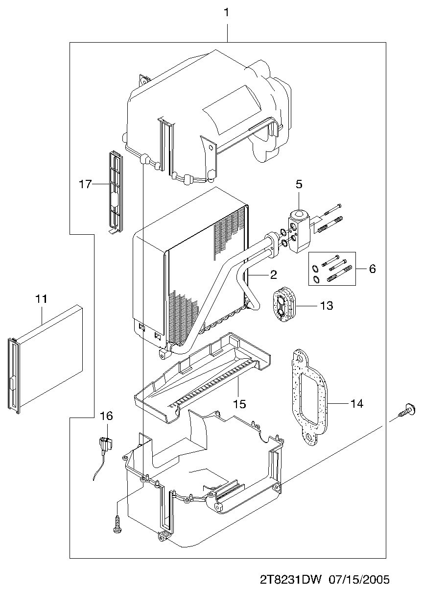 DAEWOO 96 449 577 - Suodatin, sisäilma inparts.fi