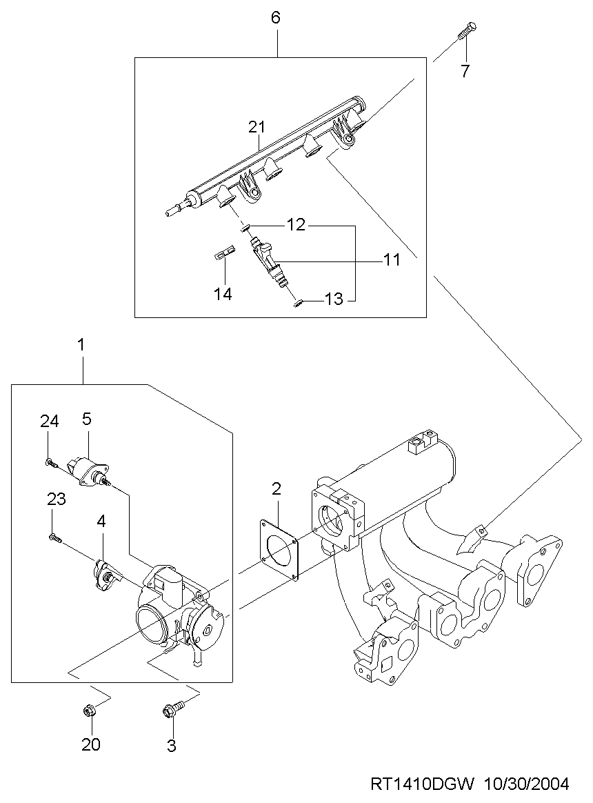 DAEWOO 17106005 - Tiiviste, termostaatti inparts.fi