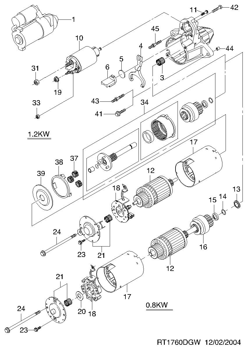 Opel 96843578 - Käynnistinmoottori inparts.fi