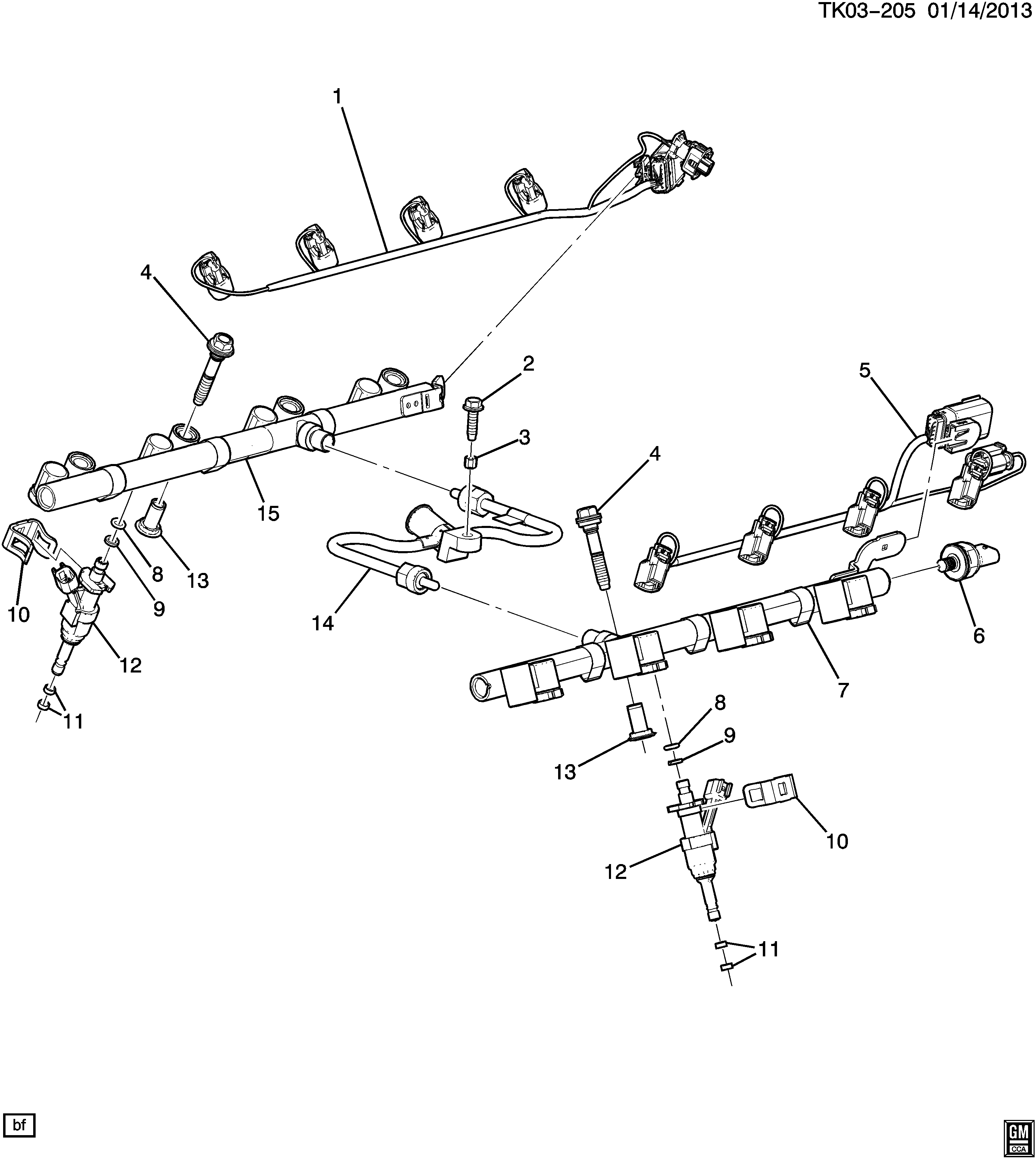 Chevrolet 12672366 - Tiivisterengas, ruiskutusventtiili inparts.fi