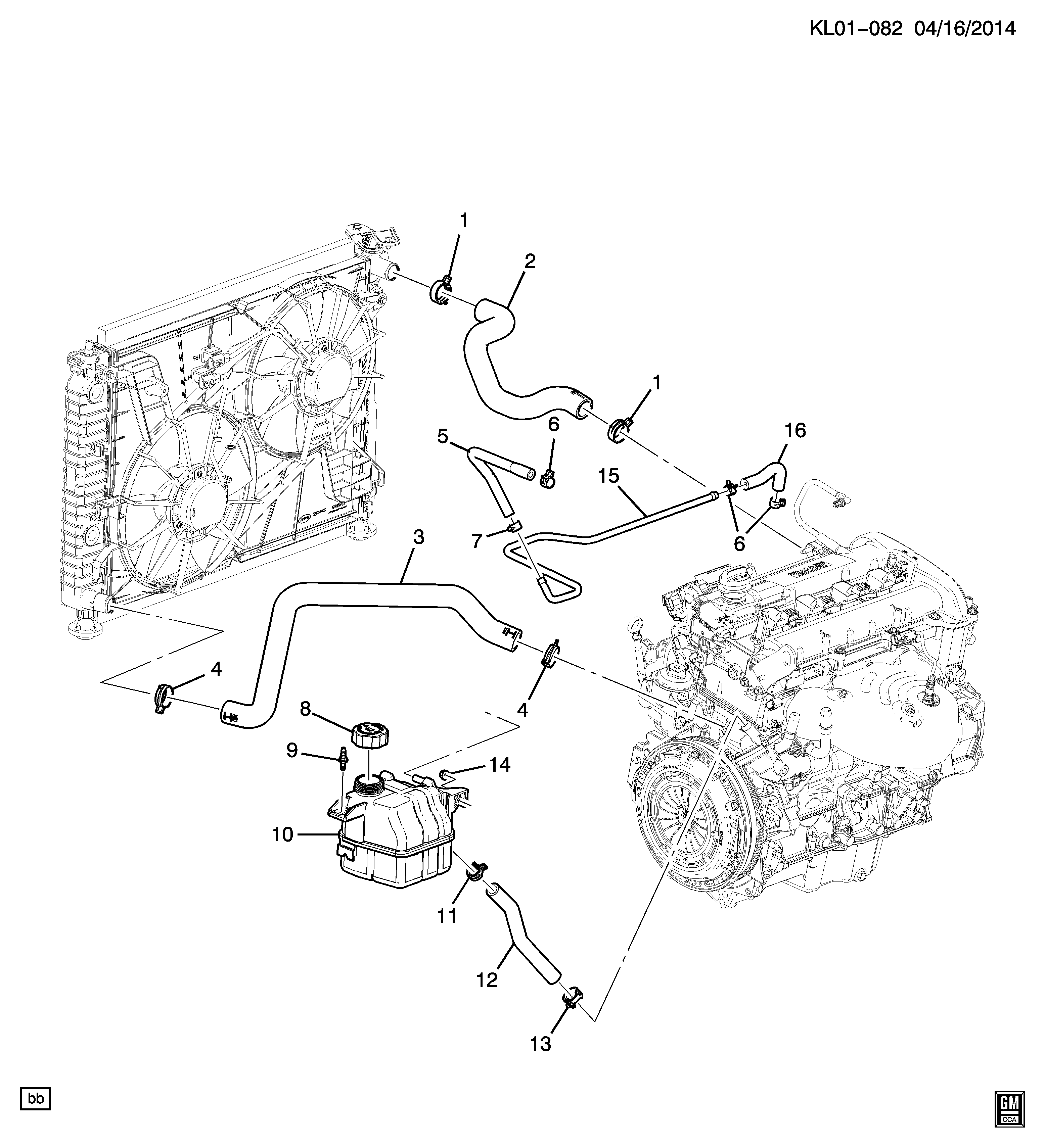 Opel 94539595 - Nestesäiliö, jäähdytysneste inparts.fi