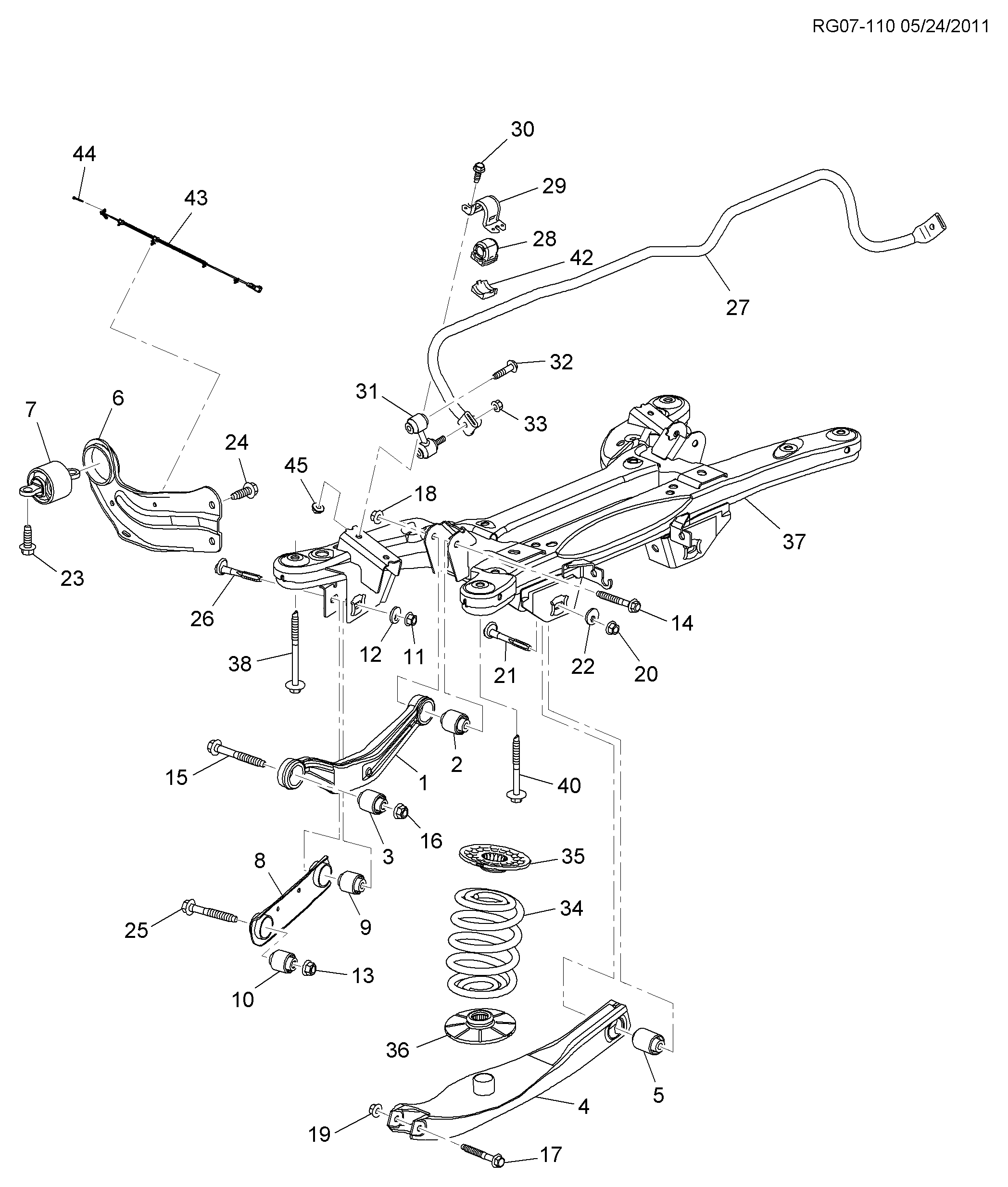 Opel 11094506 - Korjaussarja, pyöräntuenta inparts.fi