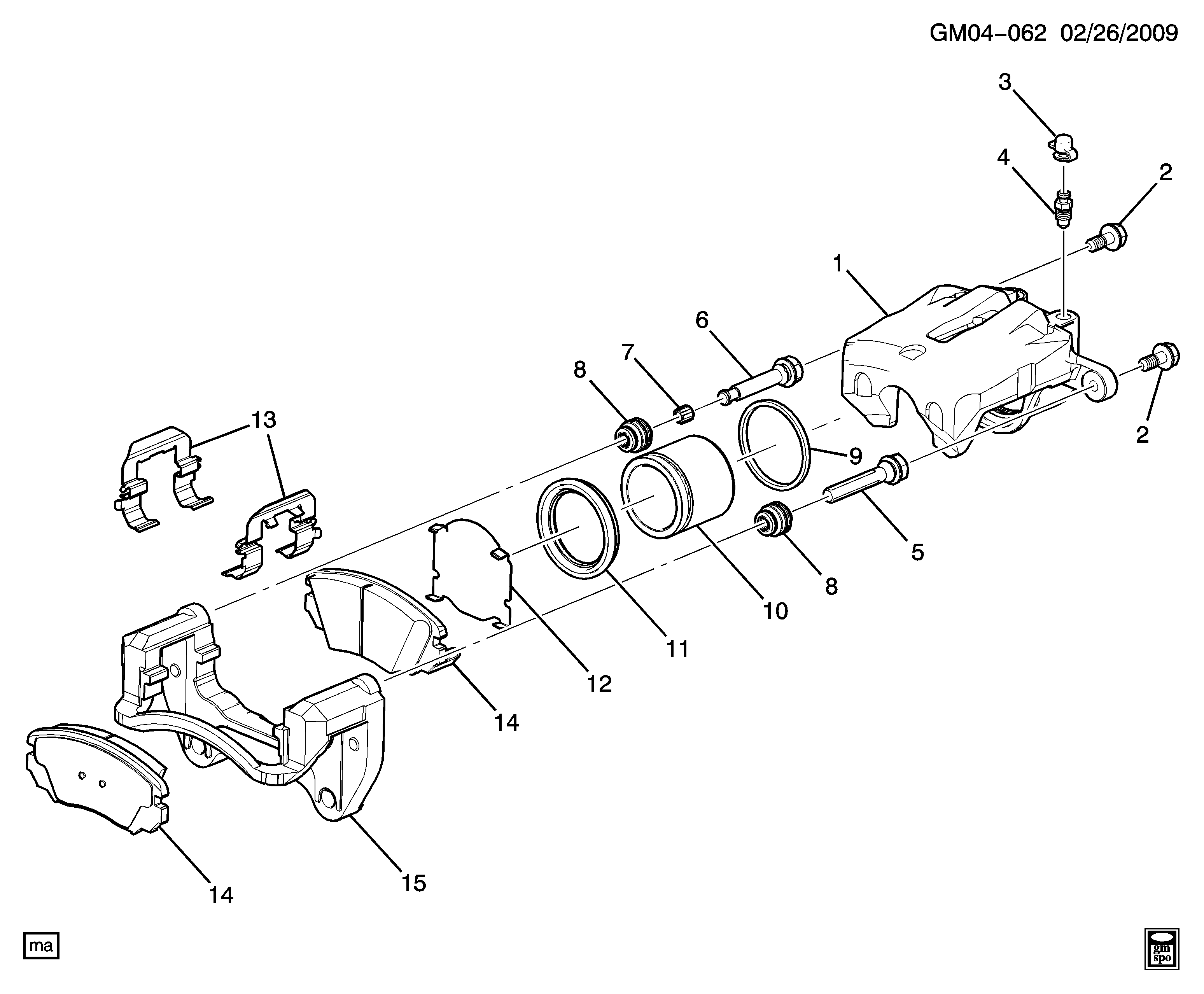 Opel 22959105 - Jarrupala, levyjarru inparts.fi