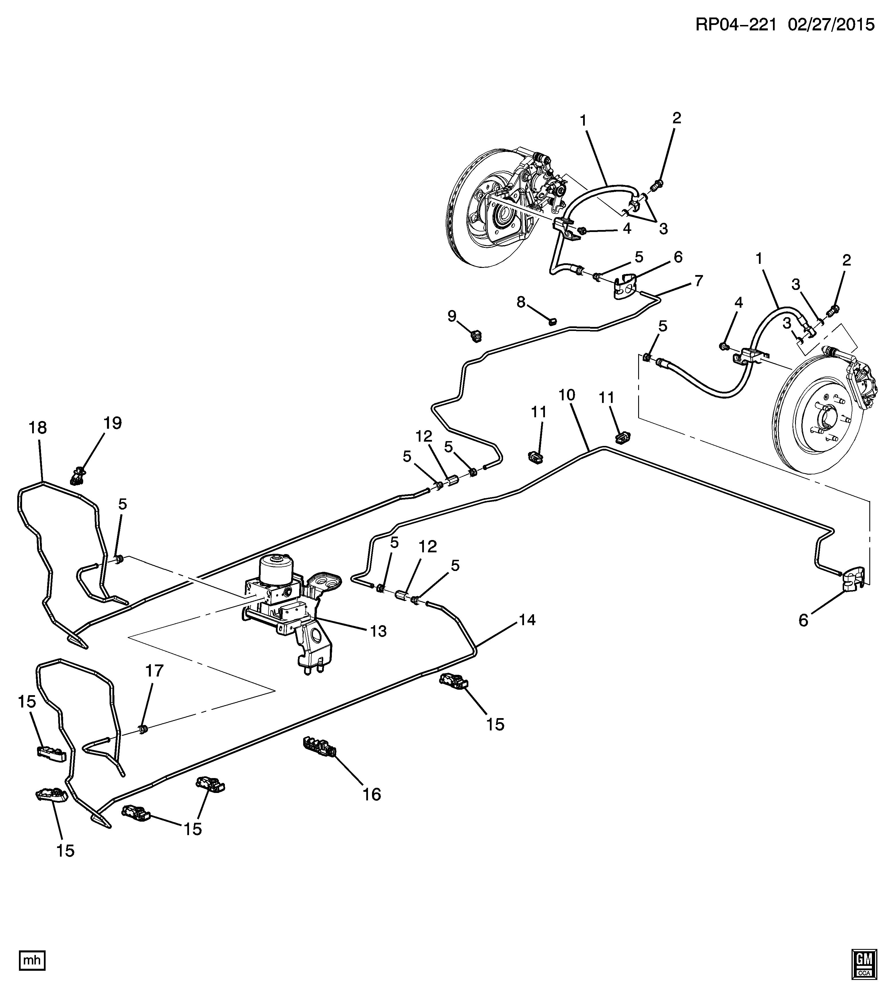 DAEWOO 13359998 - Jarruletku inparts.fi