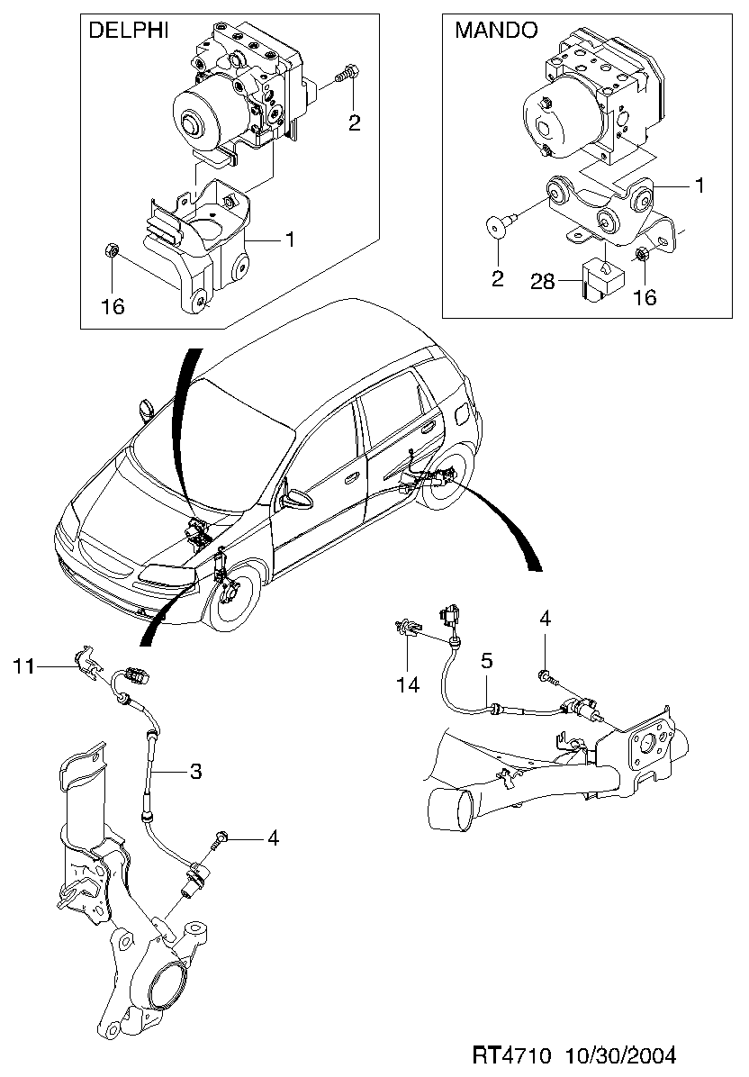 DAEWOO 96200001 - ABS-anturi inparts.fi