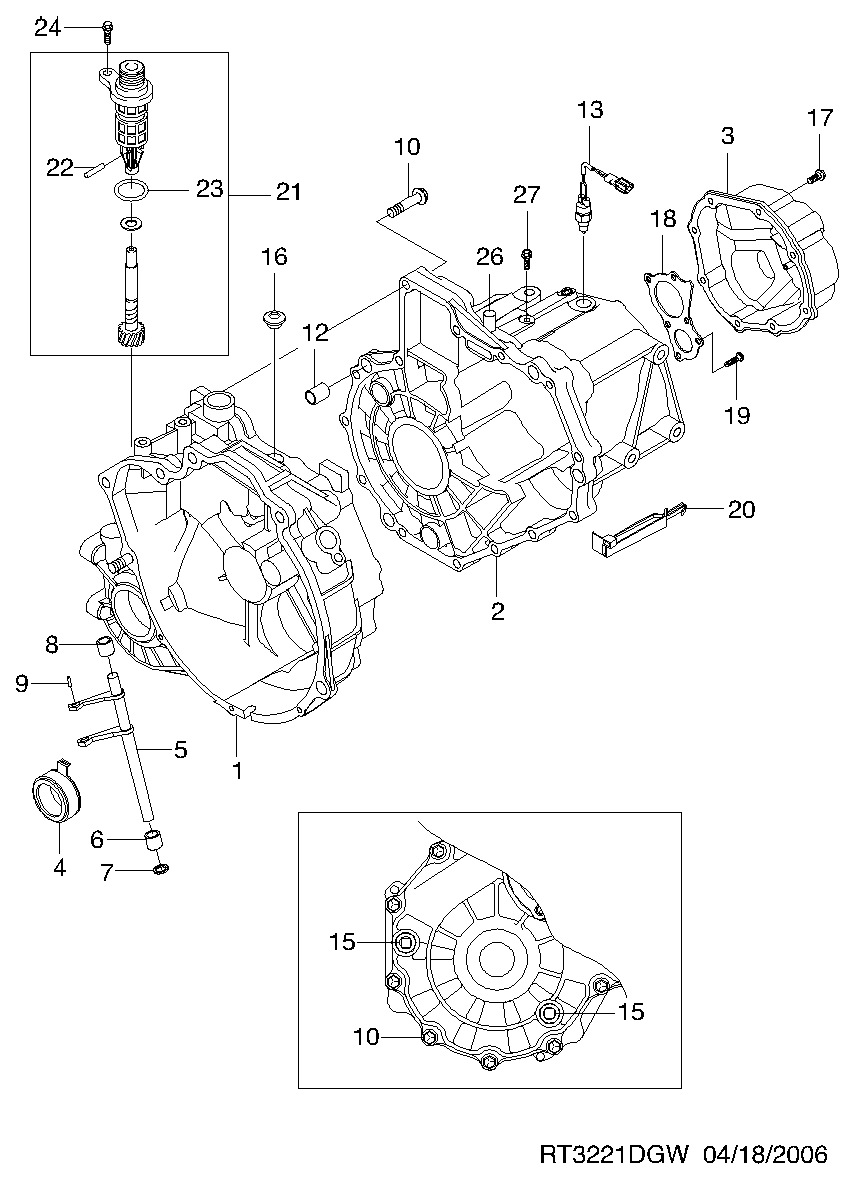 DAEWOO 96325019 - Irroituslaakeri inparts.fi