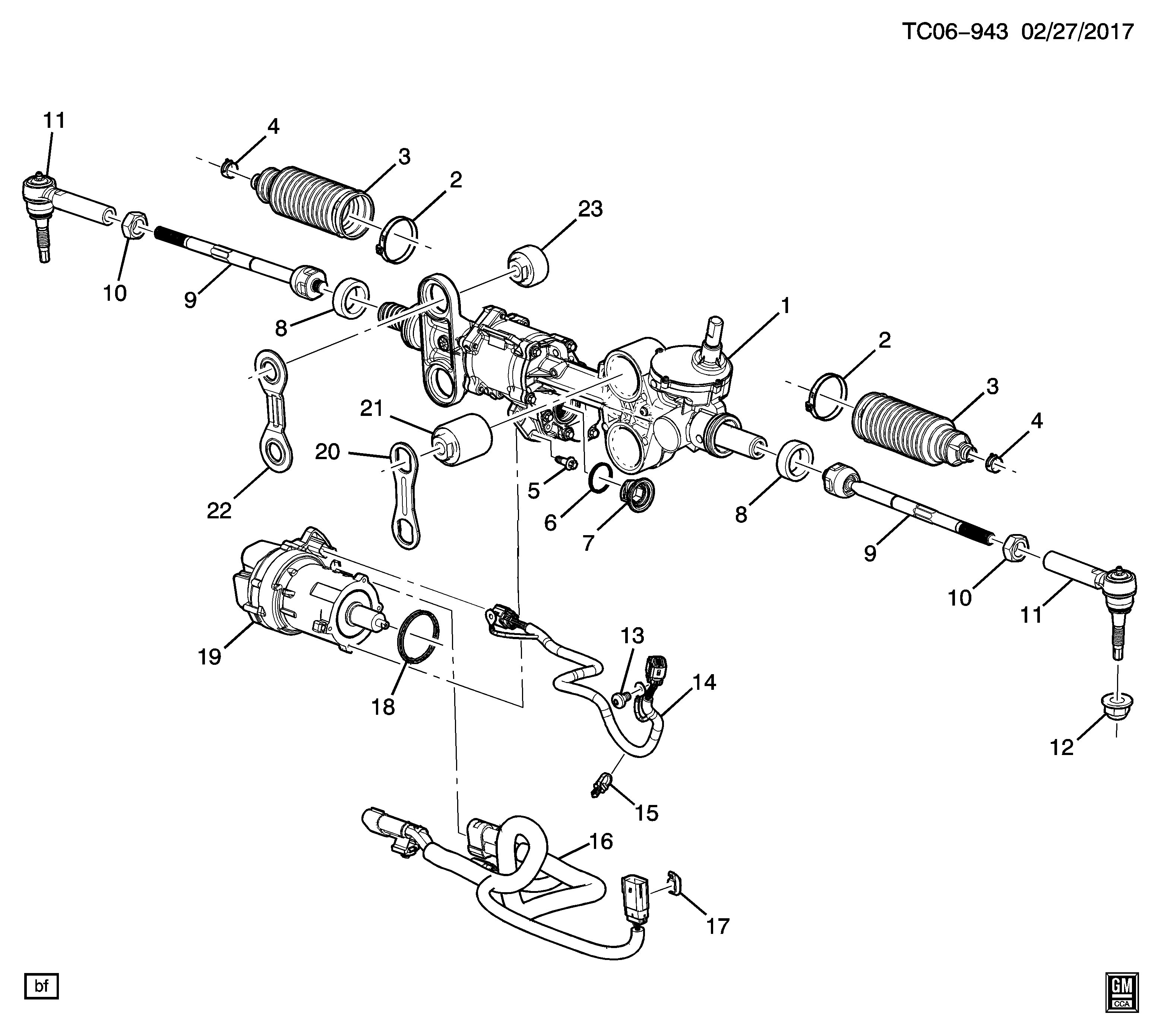 Chevrolet 22868912 - Raidetangon pää inparts.fi