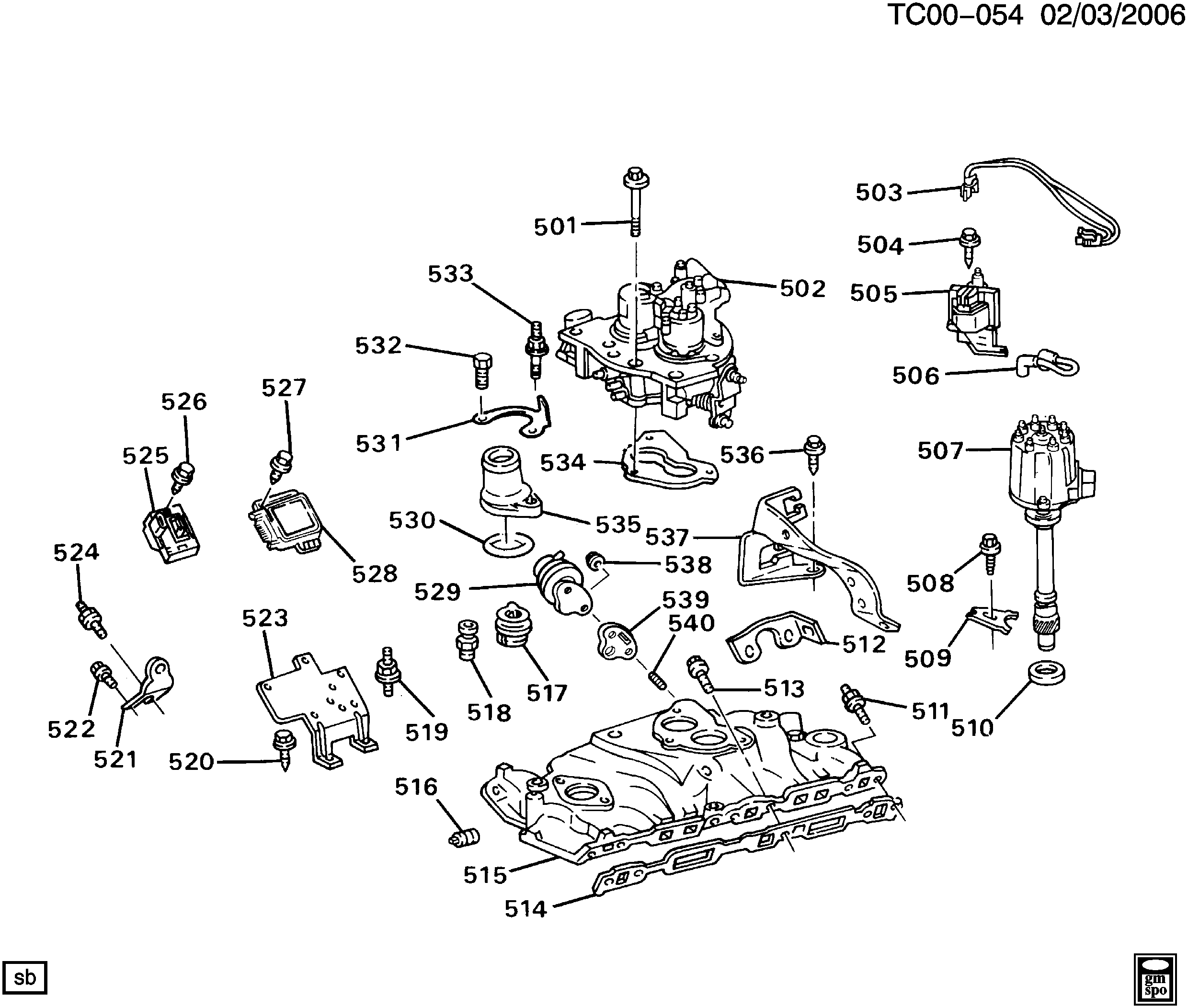 Opel 12569240 - Tunnistin, ahtopaine inparts.fi