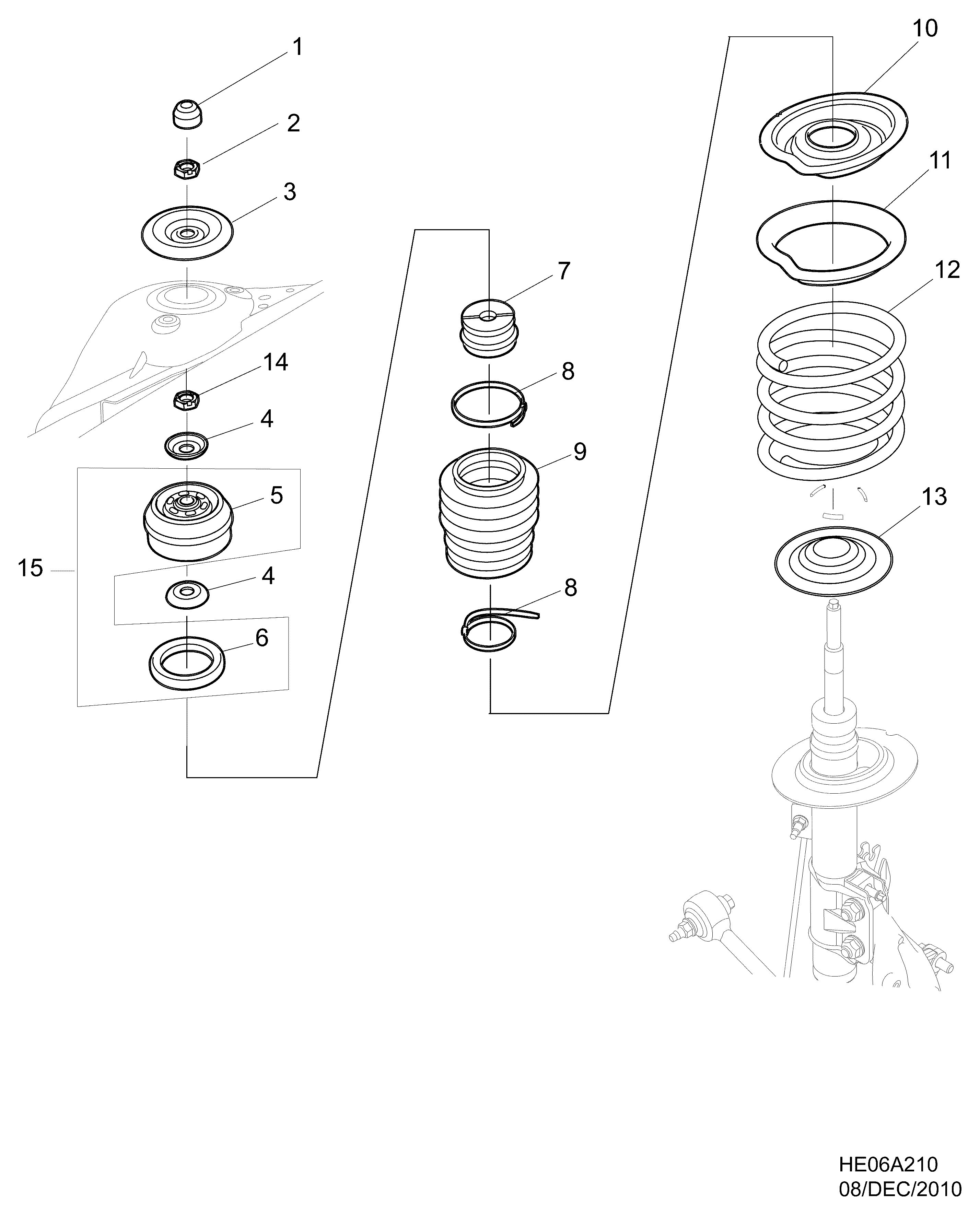 Opel 90223654 - Jousijalan tukilaakeri inparts.fi