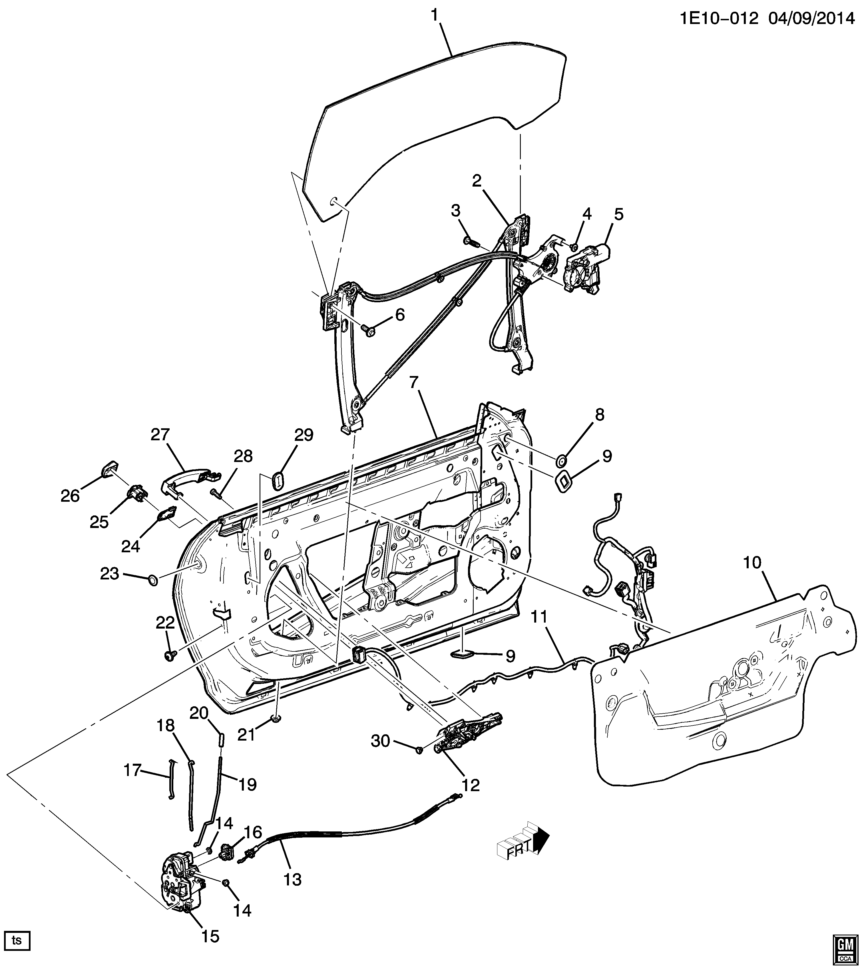 Opel 92233090 - Oven kahva inparts.fi