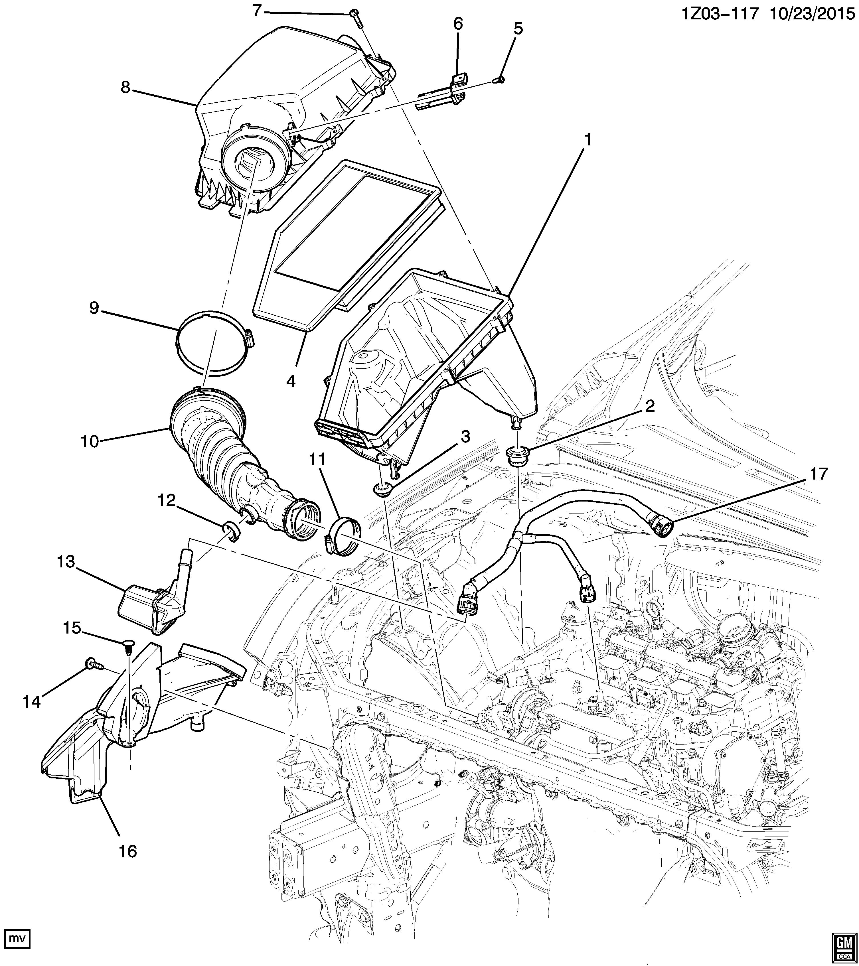 Vauxhall 23366103 - Ilmamassamittari inparts.fi