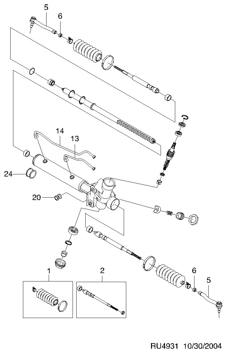 DAEWOO 93740595 - Paljekumi, ohjaus inparts.fi